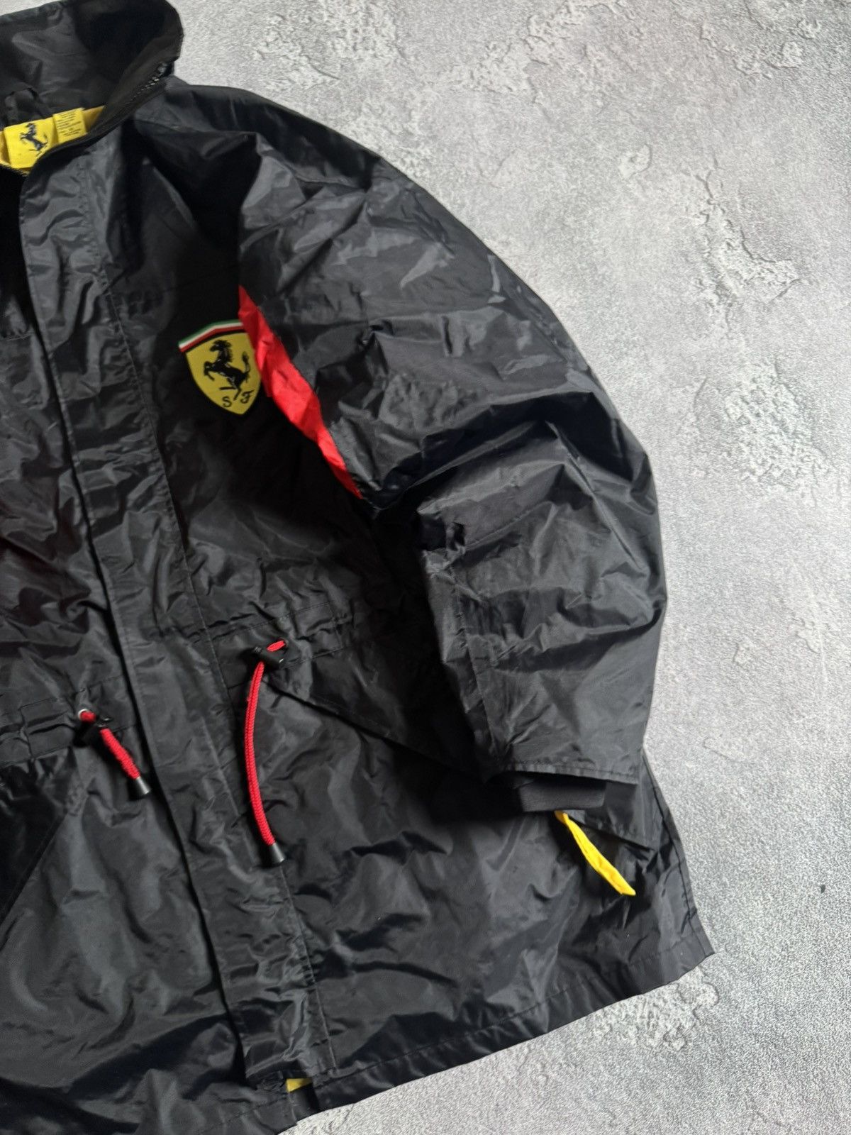 Vintage Ferrari XL official jacket zip nylon coat parka bomber 90s Size US XL / EU 56 / 4 - 5 Thumbnail