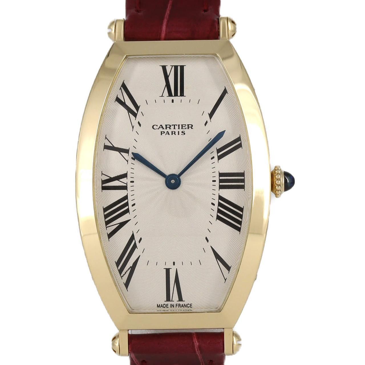 Cartier Cartier Tonneau YG Manual Crocodile skin Other W1527651 DUTY FREE for USA