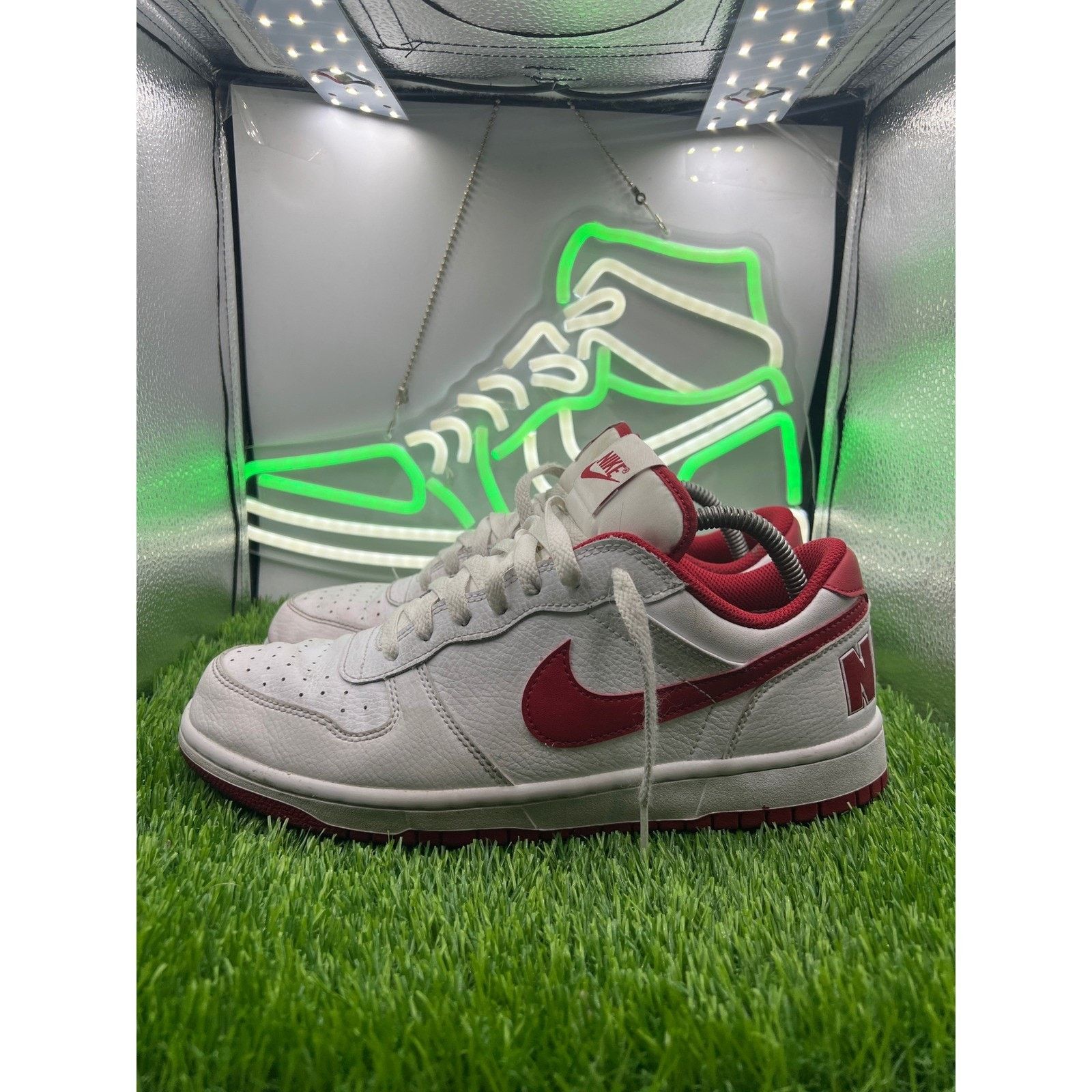 Nike Nike Big Nike Low Athletic Shoes White/Gym Red Men 9 Size US 9 / EU 42 - 1 Thumbnail