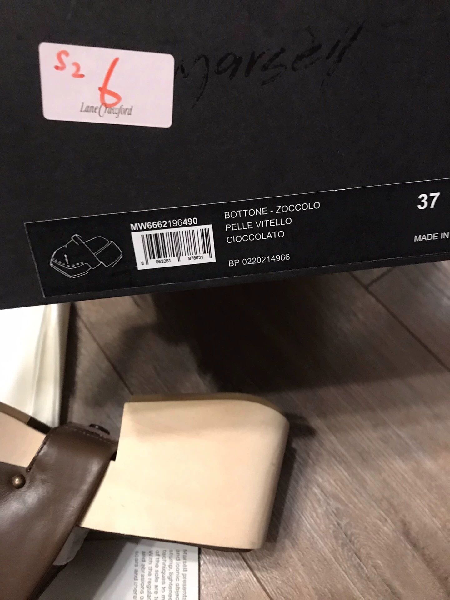 Marsell Marsell Chocolate Brown Stud Square Toe Platform Mules 37 Size US 6.5 / IT 36.5 - 9 Thumbnail