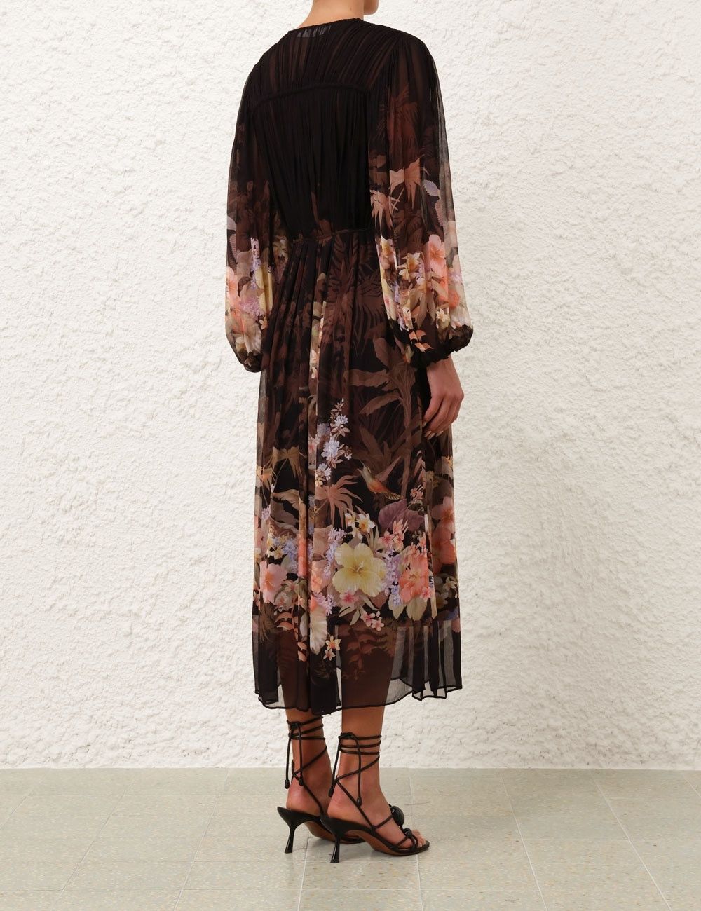 Zimmermann oc11z0226 Illuminate Drawn Sheath Dress In Multicolor Size M / US 6-8 / IT 42-44 - 4 Thumbnail