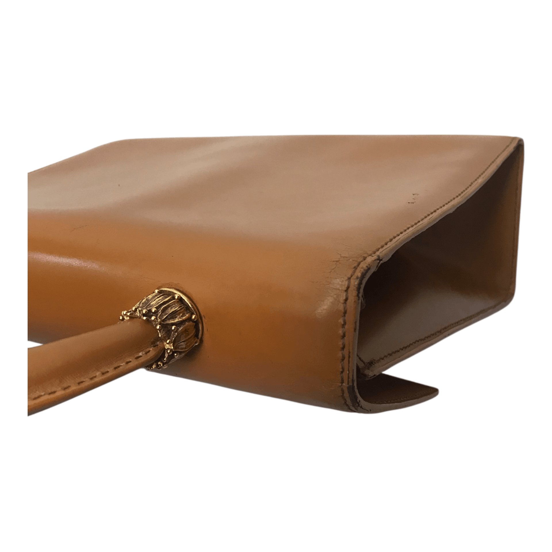 Christian Dior Monsieur Cristian Dior Leather Brown HandBag Size ONE SIZE - 5 Thumbnail