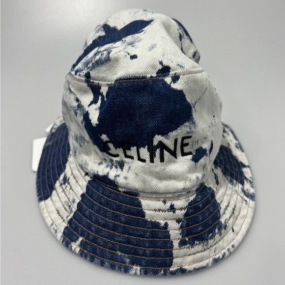 Celine Celine Bucket Hat Bleached Blue Size Medium Size ONE SIZE - 1 Thumbnail