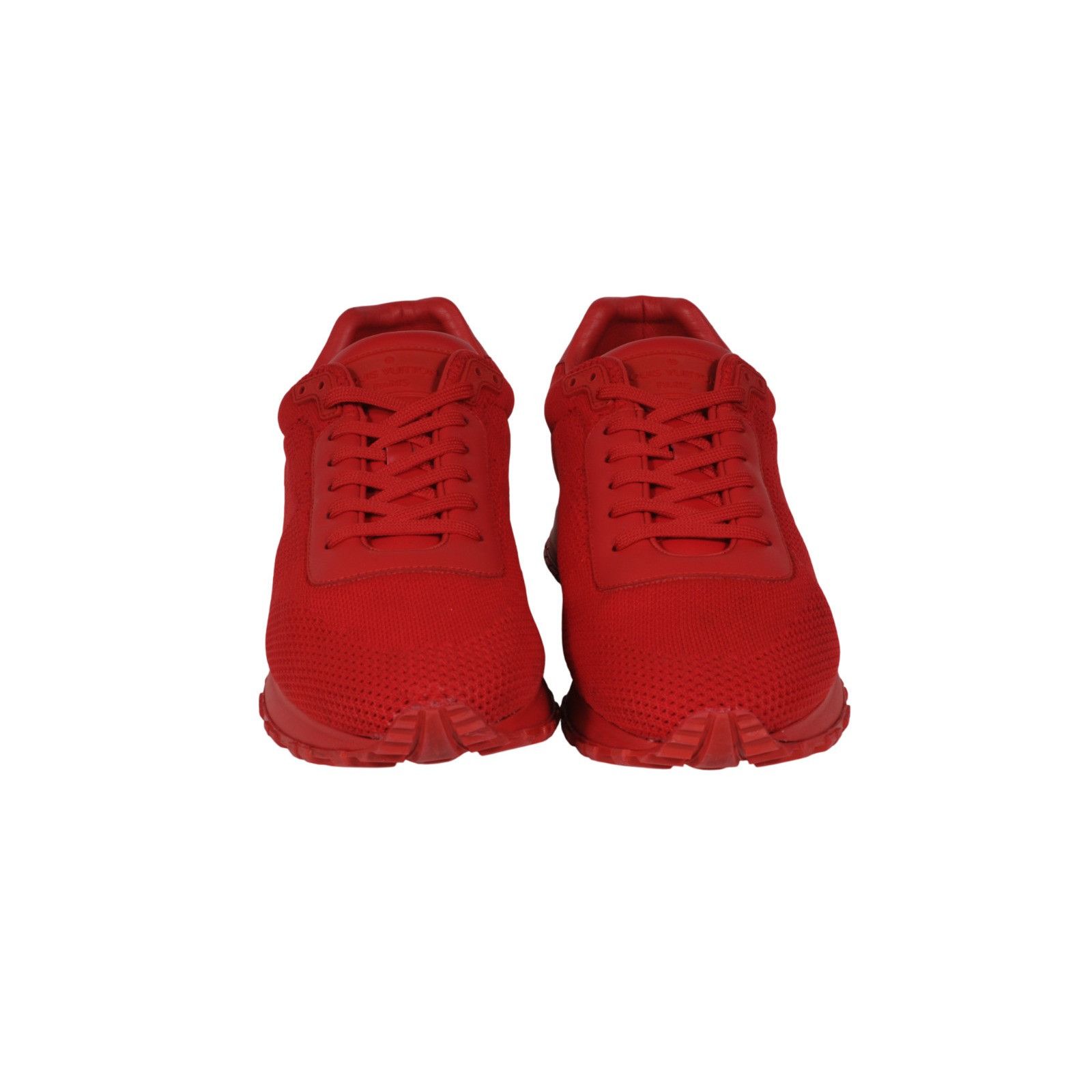 Louis Vuitton Runaway Damier Sneakers Red Size US 7 / EU 40 - 2 Thumbnail