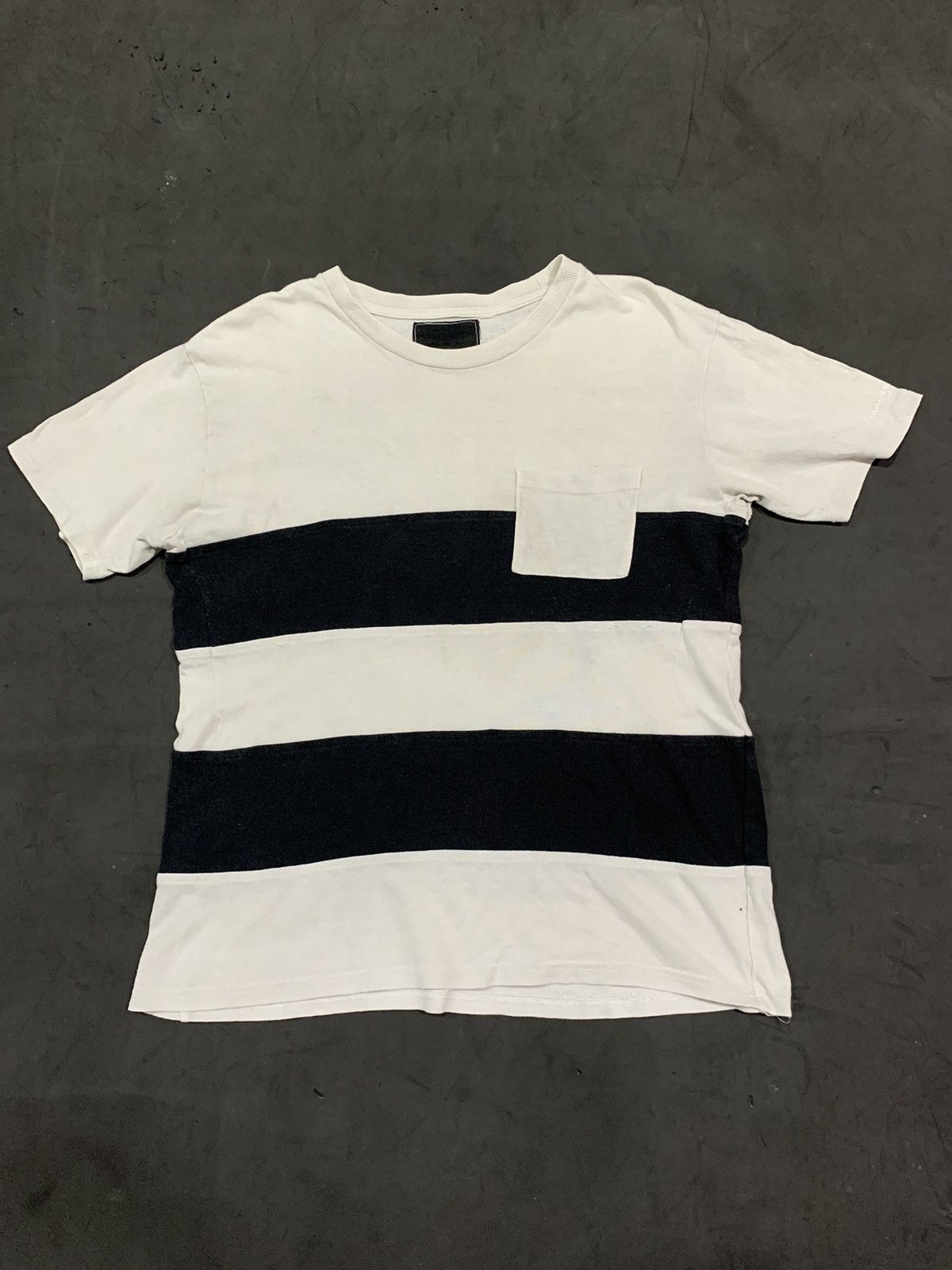 Japanese Brand 💸BINDINGOFFER💸Number (n)ine stripe pocket tees Size US XS / EU 42 / 0 - 1 Thumbnail
