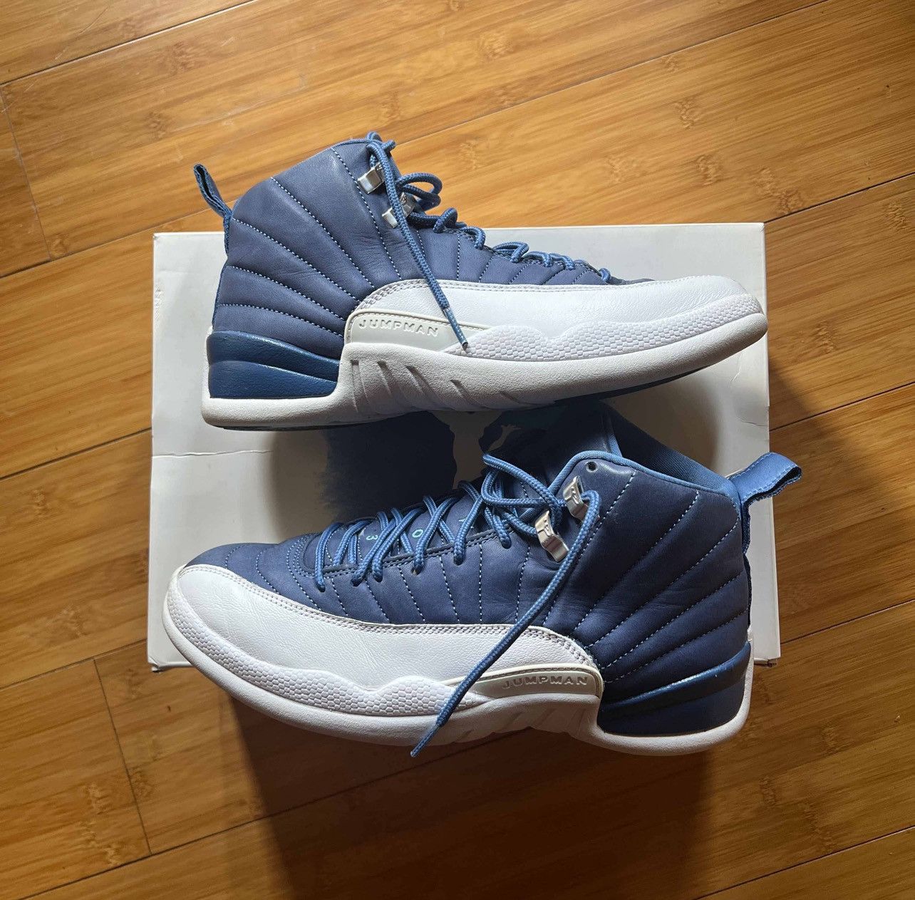 image of Air Jordan 12 Retro ‘Indigo’ Shoes, Men's (Size 8)