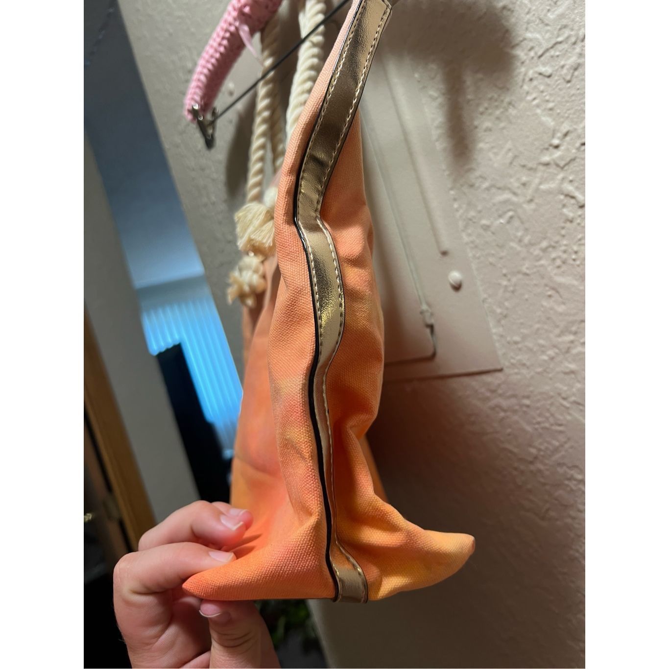 Victoria's Secret Victoria’s Secret Orange Ombré Tote Bag Preowned-Stains-Mark Size ONE SIZE - 11 Thumbnail