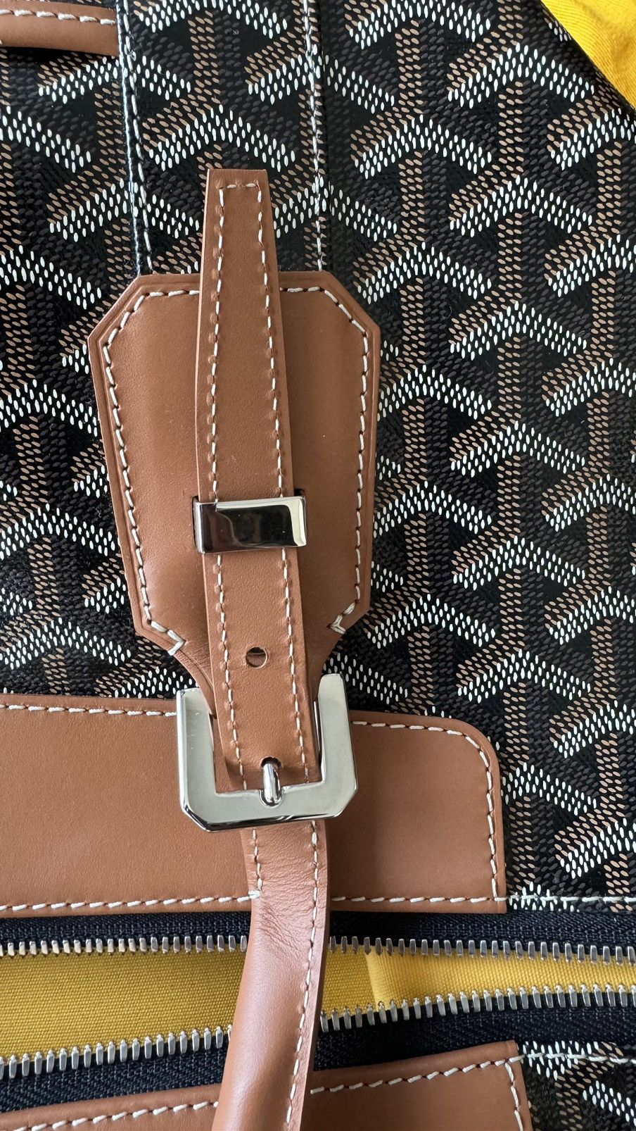 Goyard Goyard 45 Bowling Boeing Foldable Duffle Hand Bag Size ONE SIZE - 9 Thumbnail