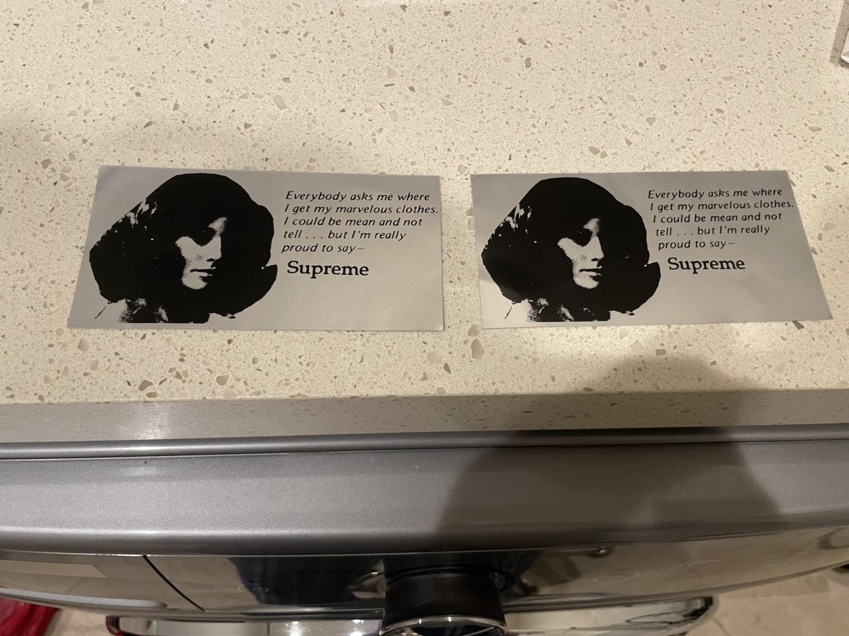 Supreme Supreme “I am proud to say” Sticker Size ONE SIZE - 1 Thumbnail