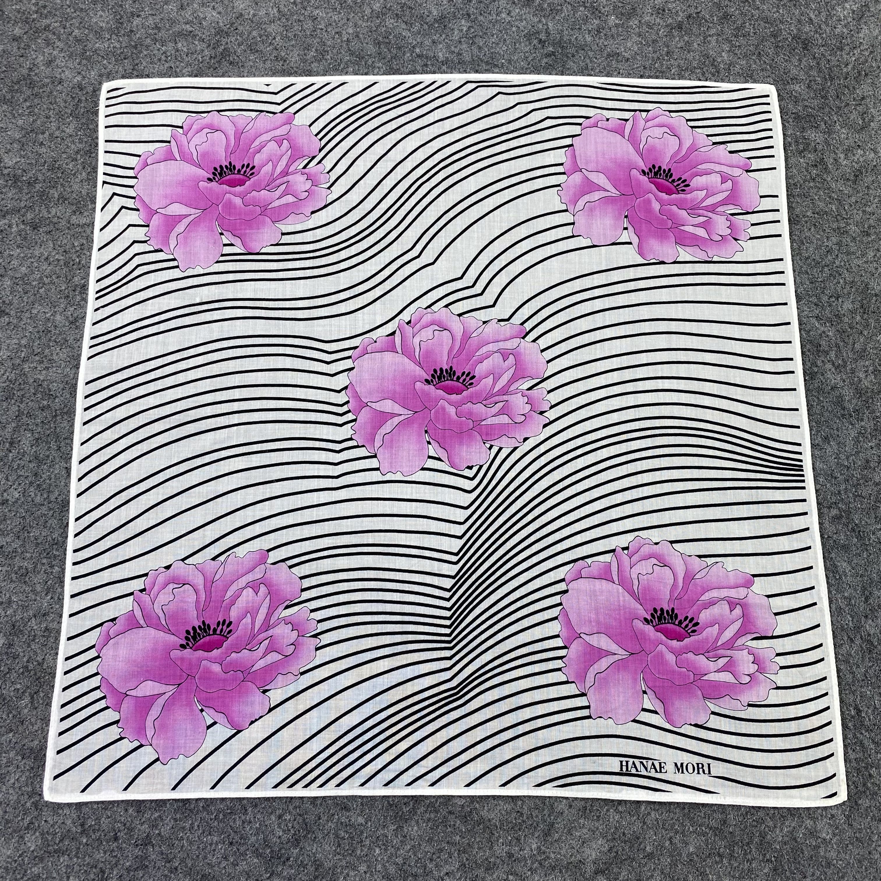 Hanae Mori × Japanese Brand Hanae Mori Handkerchief / Bandana / Neckerchief-B1039 Size ONE SIZE - 3 Thumbnail