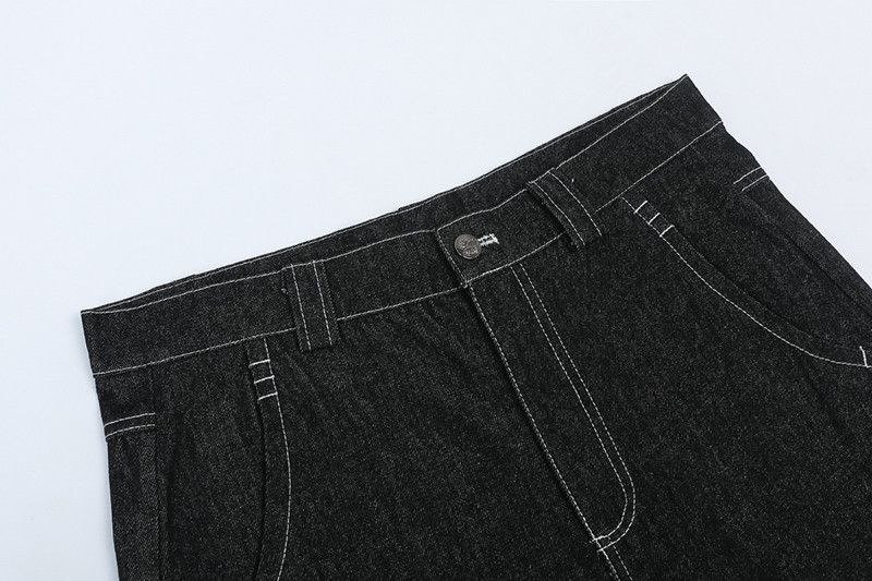Japanese Brand × Vintage Graffiti Denim Jorts Vintage Style Baggy Hip Hop Party Size US 30 / EU 46 - 5 Thumbnail