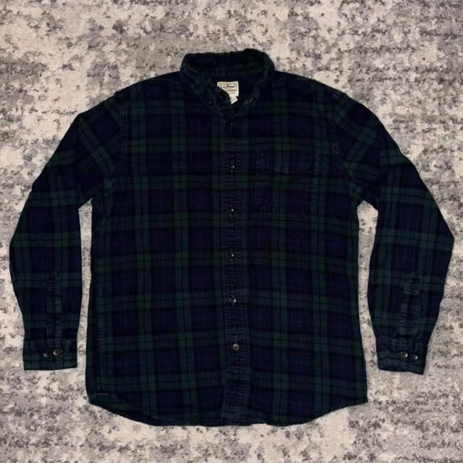 L.L. Bean Vintage 00s L.L. Bean Plaid Button Up Shirt Size US M / EU 48-50 / 2 - 1 Thumbnail