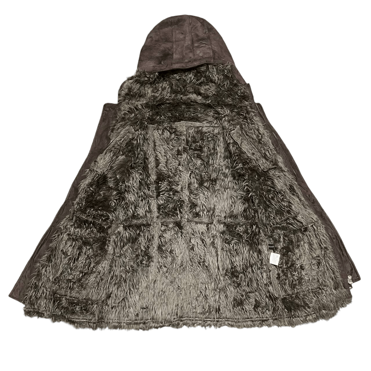 Japanese Brand Crazy Fur Egoist Hooded Coat Ifsixwasnine lgb style Size US S / EU 44-46 / 1 - 7 Thumbnail