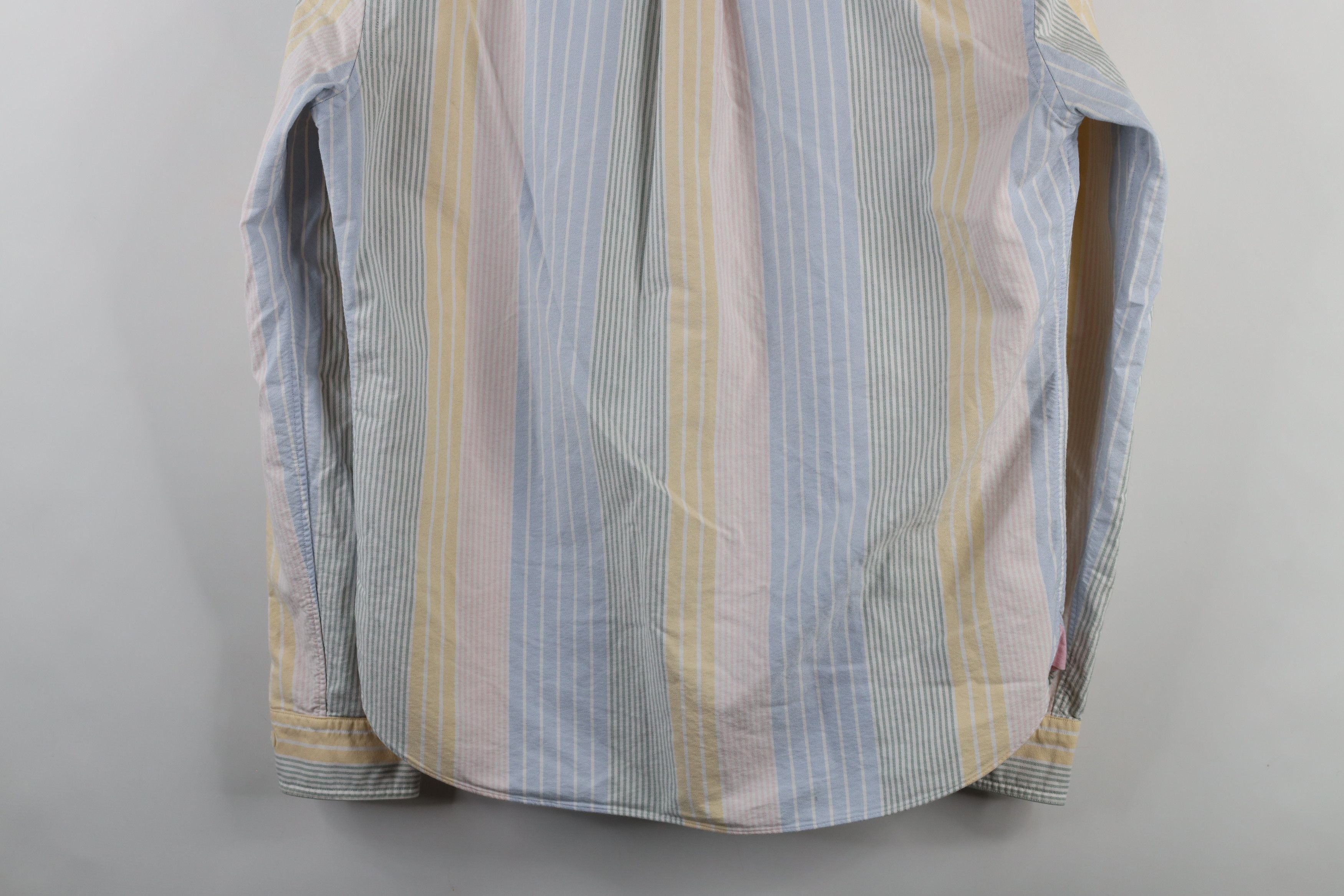 Brooks Brothers Brooks Brothers Red Fleece Pastel Striped Button Down Shirt Size US L / EU 52-54 / 3 - 11 Thumbnail