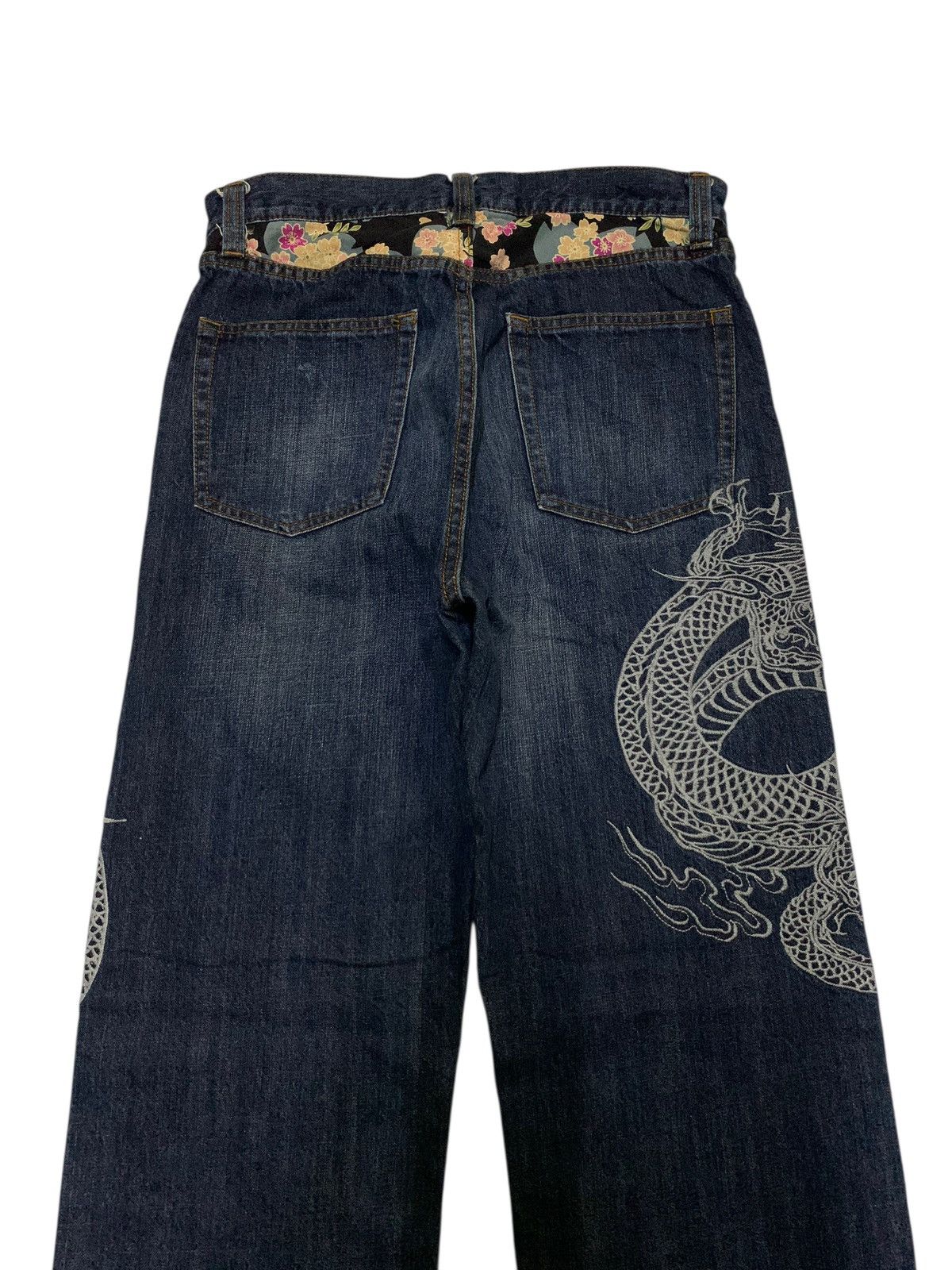Kapital JAPANESE BIG DRAGON EMBROIDERED LIKE KARAKURI TAMASHI DENIM Size US 30 / EU 46 - 8 Thumbnail