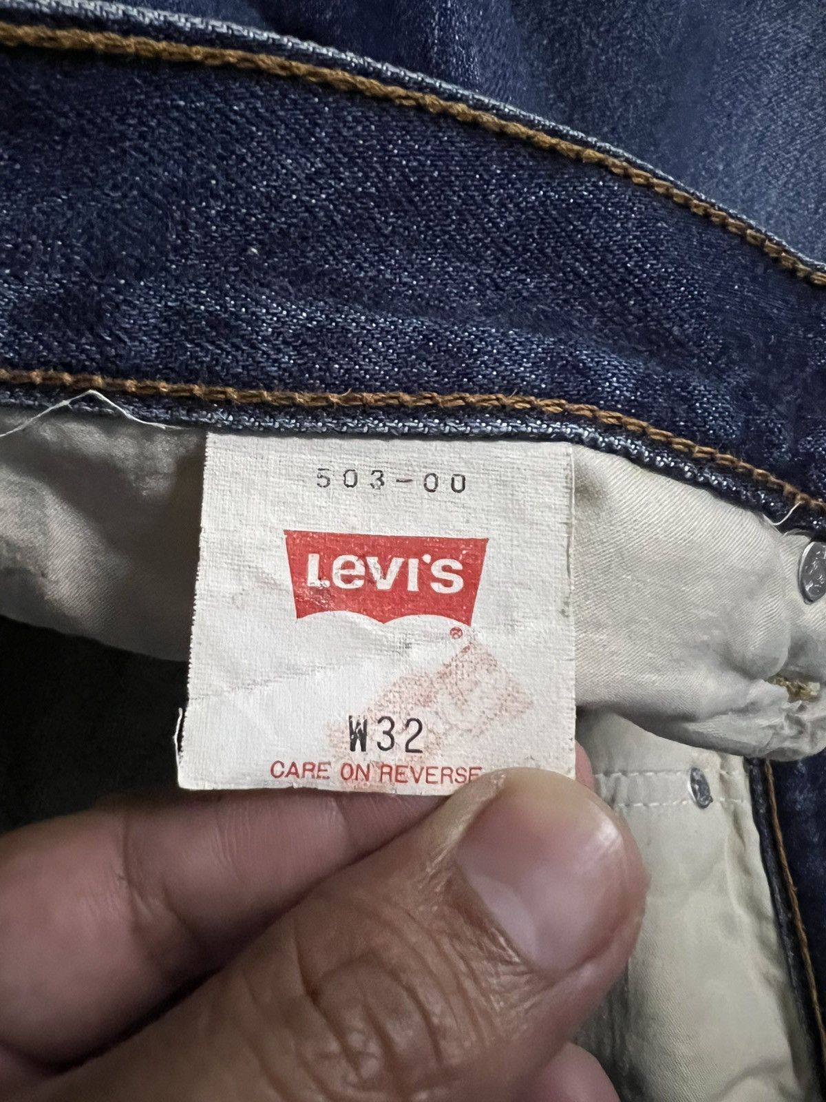Levi's 90’s LEVIS 503 DISTRESSED JEAN Size US 31 - 23 Thumbnail