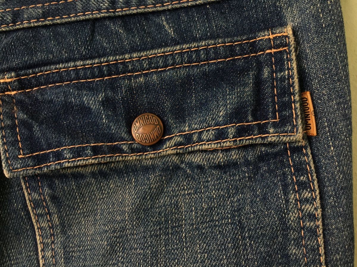 OMNIGOD Vintage Omnigod Cropped Jeans Size 31" - 9 Thumbnail