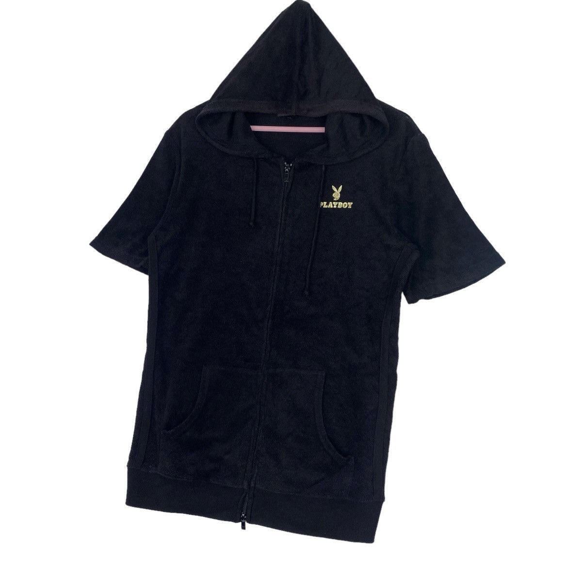 Playboy Playboy Hoodie Short Sleeve Shirt Pullover Jumper Size US M / EU 48-50 / 2 - 3 Thumbnail