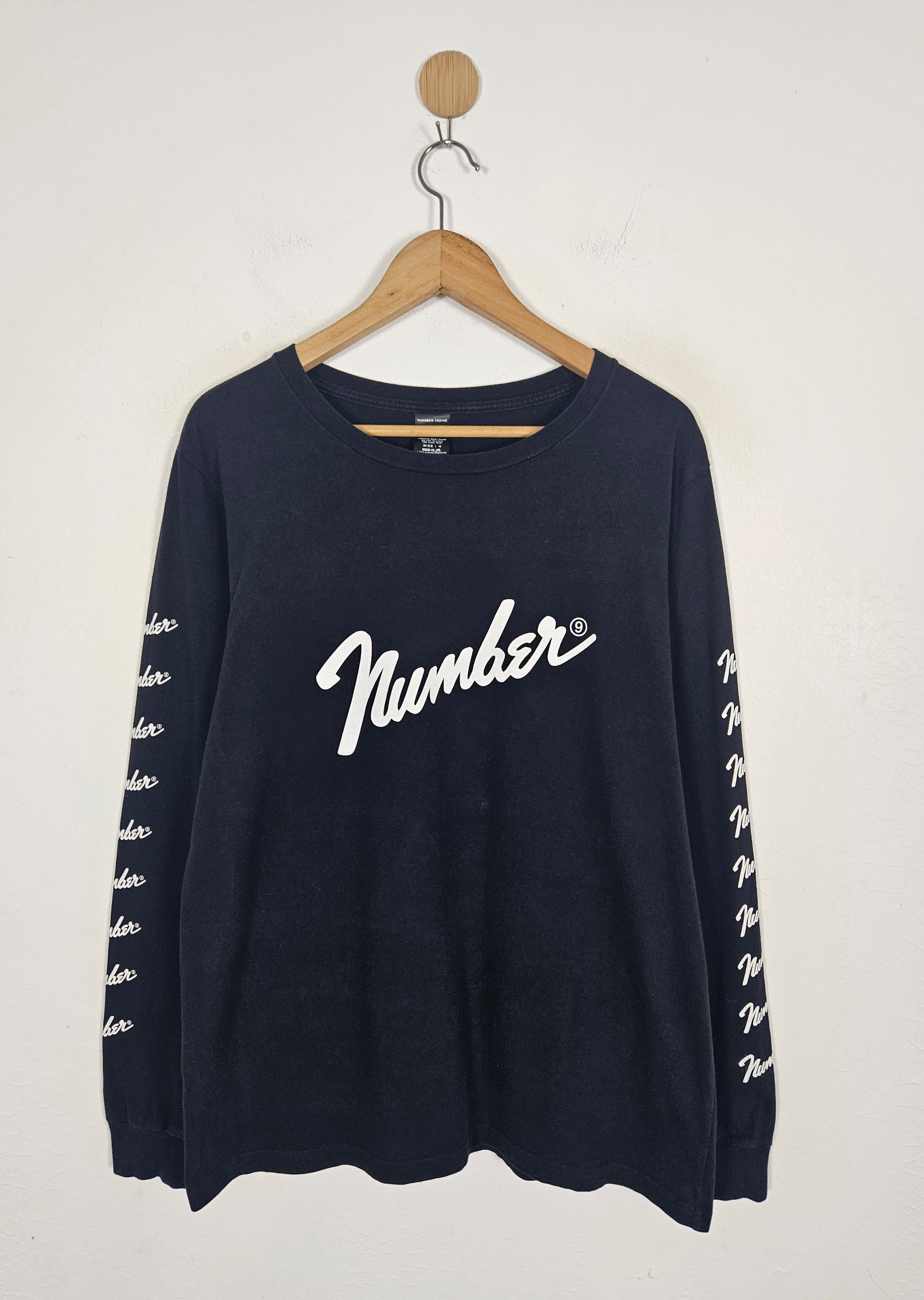 Number N Ine Fender Logo Tee | Grailed