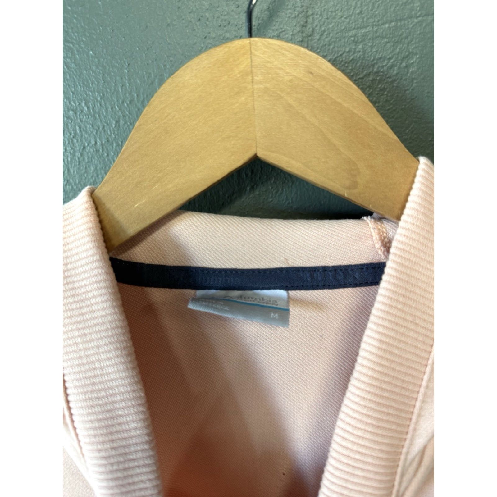 Vintage Columbia Hooded T-Shirt Womens Peach Floral Short Sleeve Size M Crew Neck" Size M / US 6-8 / IT 42-44 - 3 Thumbnail