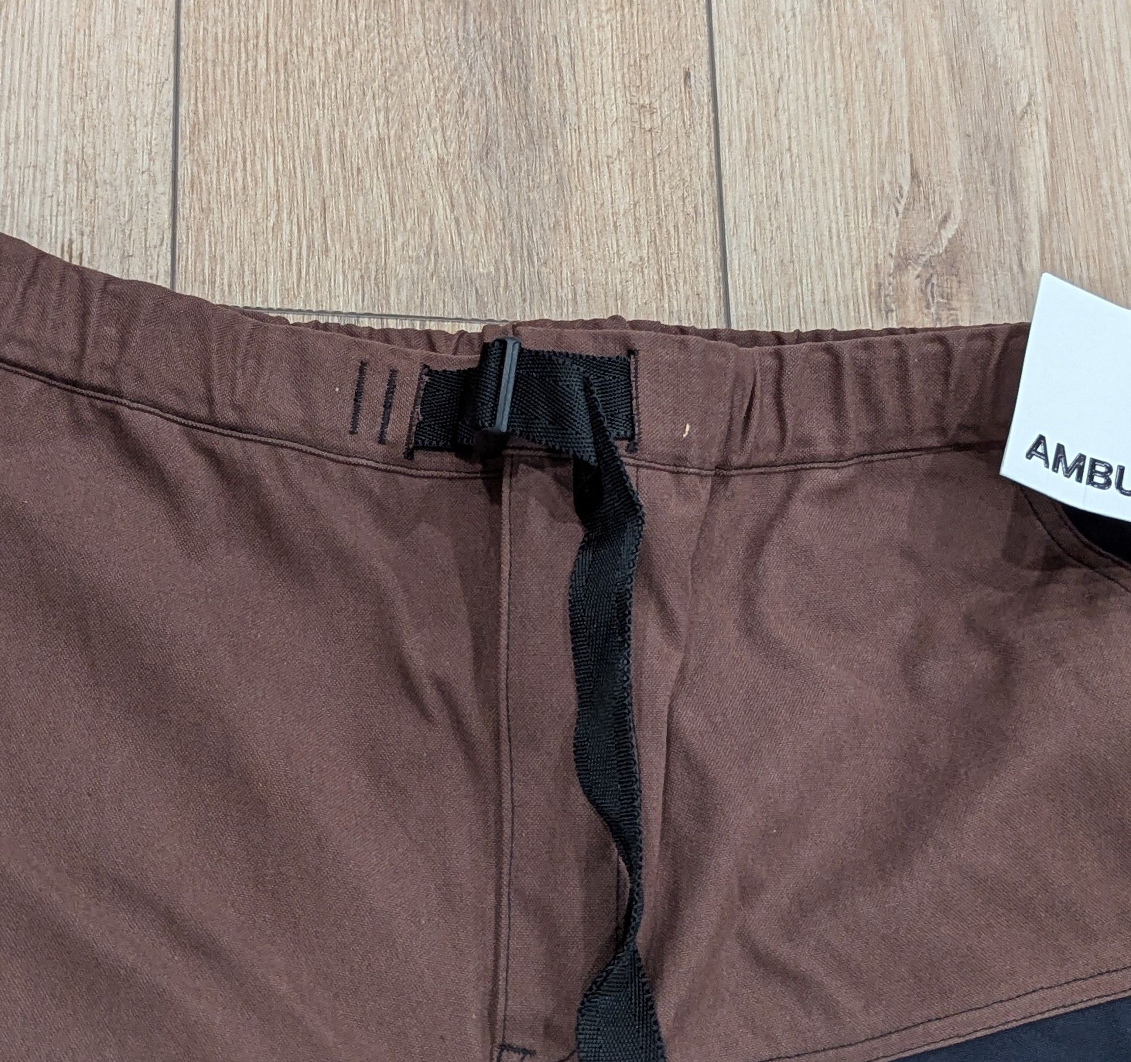 Ambush Design AMBUSH Pannelled Cotton Shorts Brown Large Size US 34 / EU 50 - 3 Thumbnail