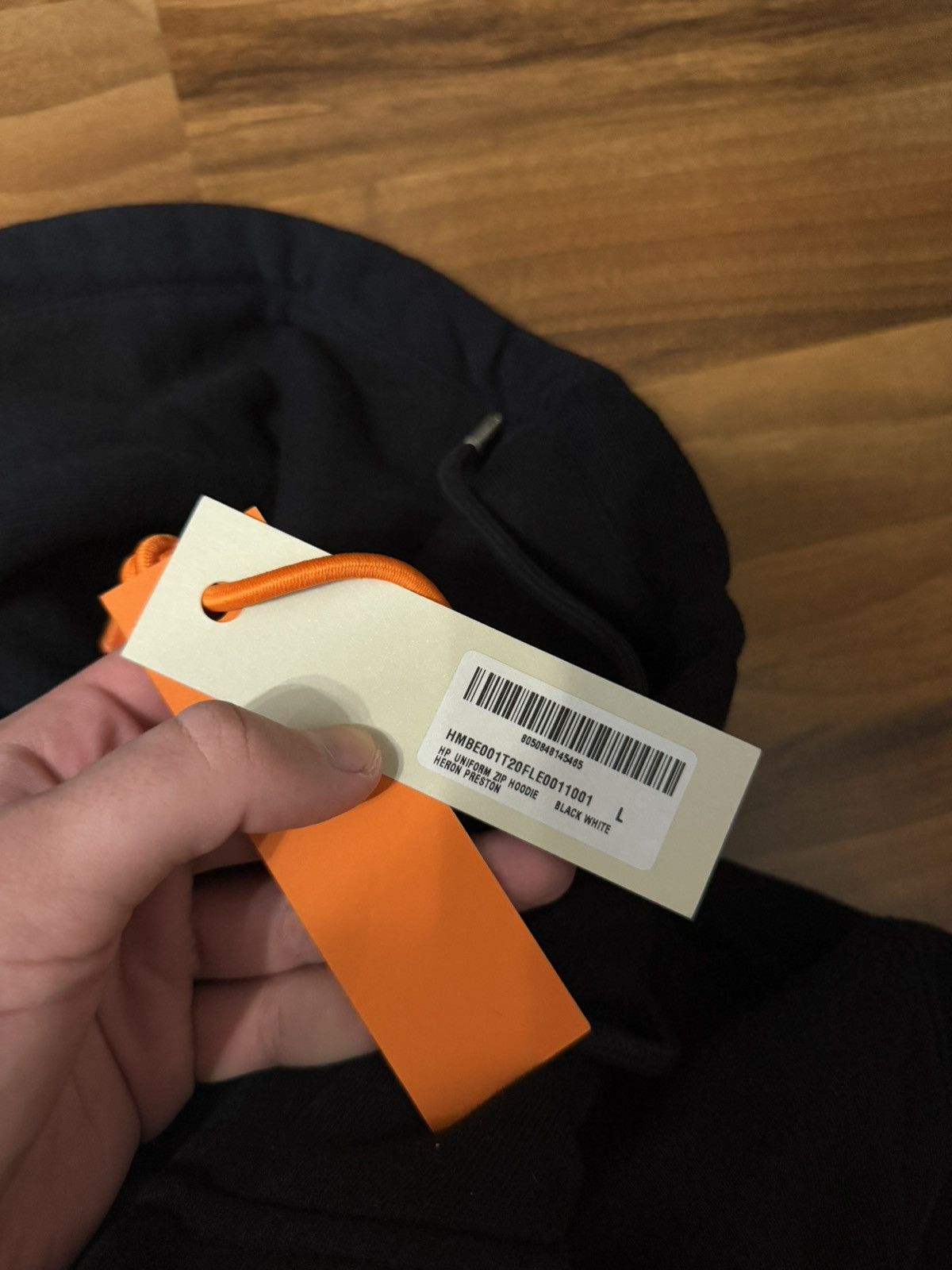 Heron Preston Heron Preston Uniform Black Zip Hoodie Size US L / EU 52-54 / 3 - 3 Thumbnail