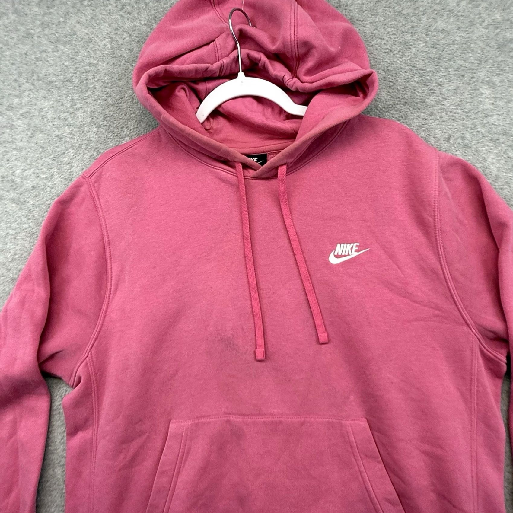 Nike Nike Swoosh Pullover Hoodie Mens Hoodie M Pink Sportswear Nike Sportswear Modern Streetwear Size US M / EU 48-50 / 2 - 2 Thumbnail