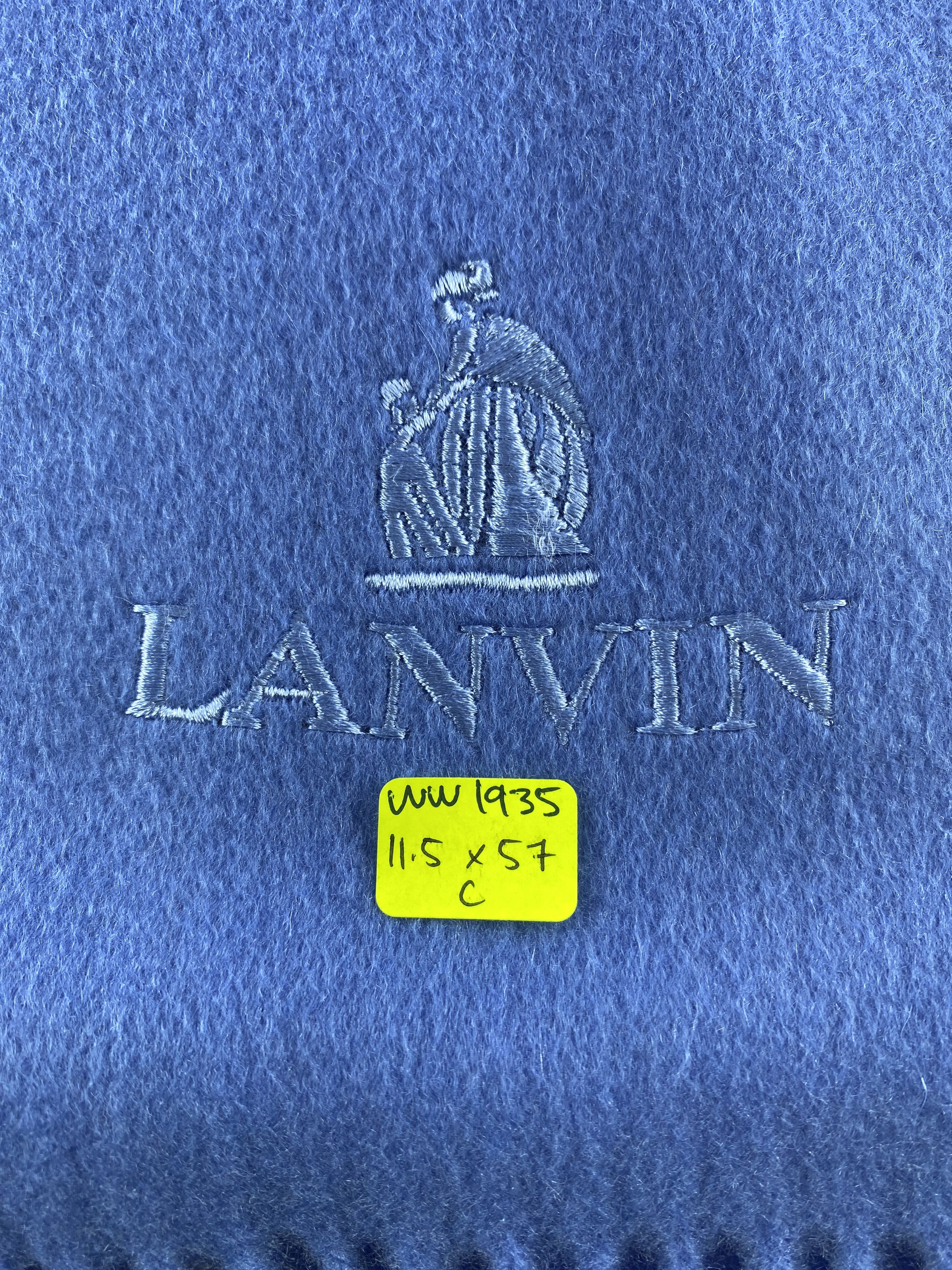 Lanvin × Vintage Lanvin Scarf / Muffler / Neckwear Size ONE SIZE - 5 Thumbnail