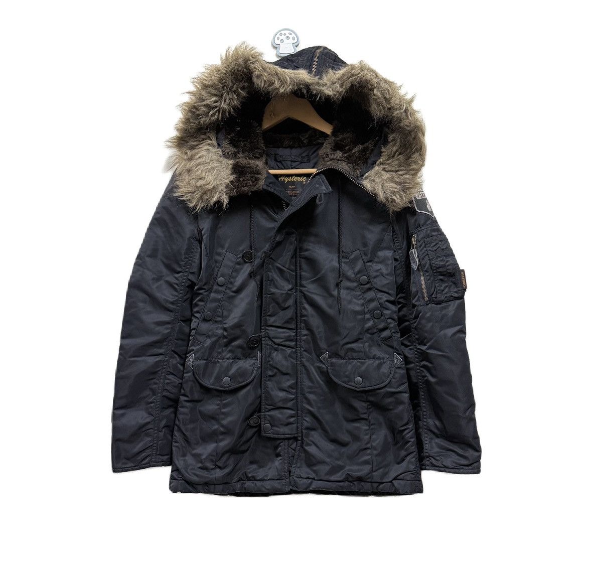 Hysteric Glamour Hysteric Glamour N-3B Primaloft Jacket Fur Hoodie Size US S / EU 44-46 / 1 - 1 Thumbnail