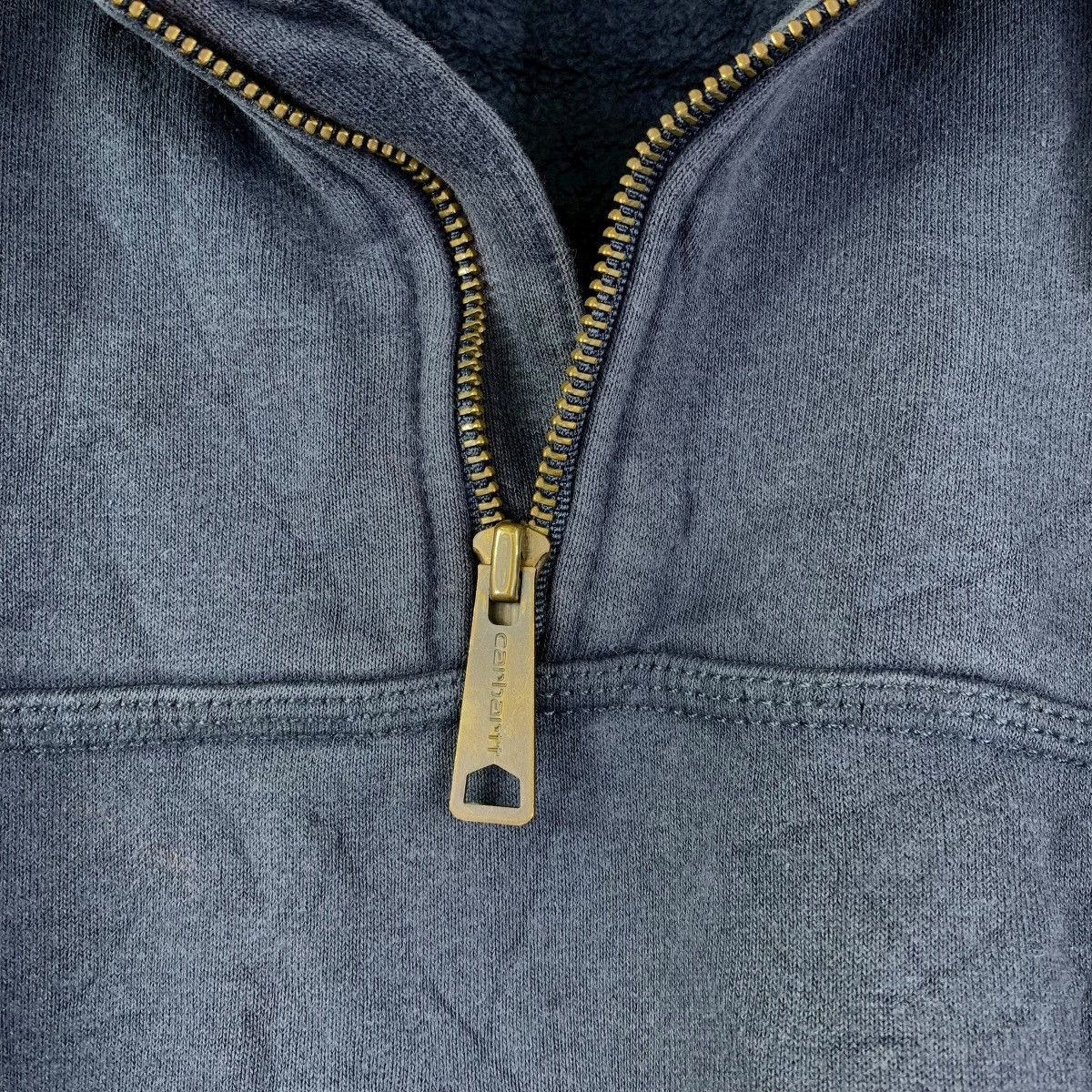 Carhartt CARHARTT Rain Defender Half Zip Hoodie Navy Blue Heavyweight Size US M / EU 48-50 / 2 - 7 Thumbnail