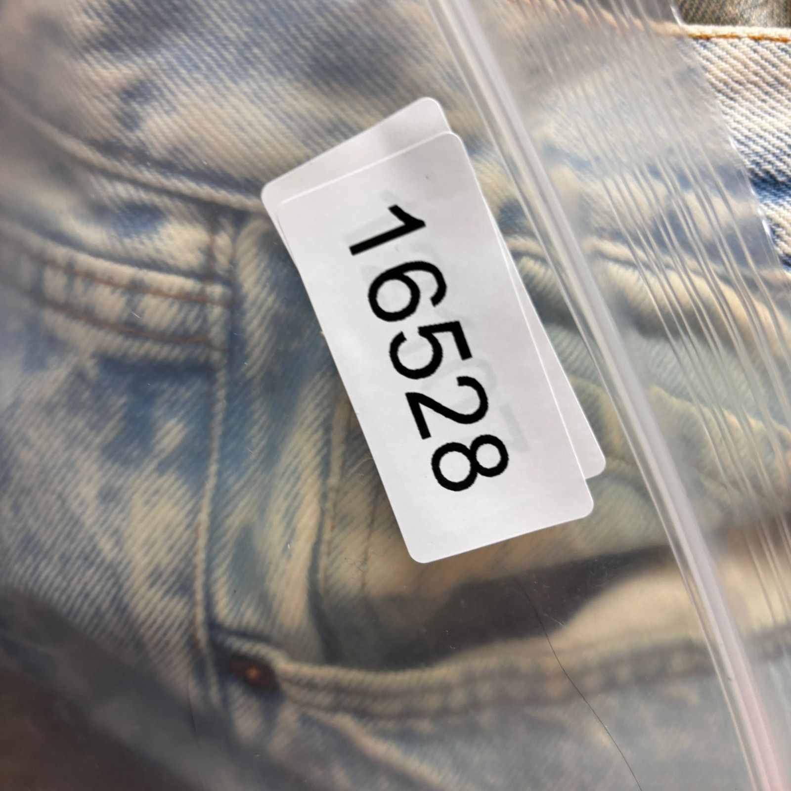 Levi's × Vintage VTG 80s Levi's 501 Straight Acid Wash Jeans 36x32 (34x27.5) Size US 34 / EU 50 - 13 Thumbnail
