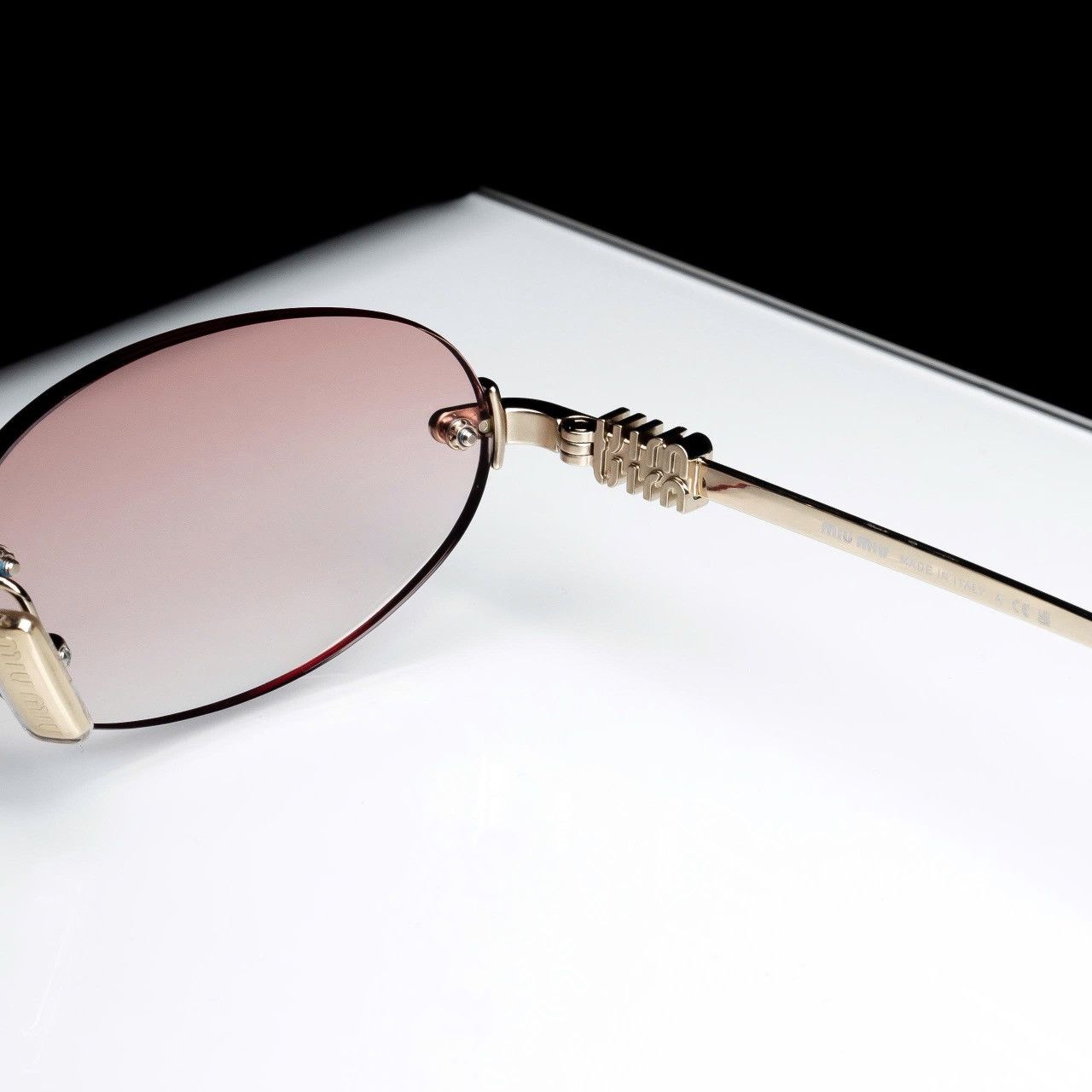 Miu Miu MIU MIU 0MU A54S ZVN70O SUNGLASSES Size ONE SIZE - 3 Thumbnail