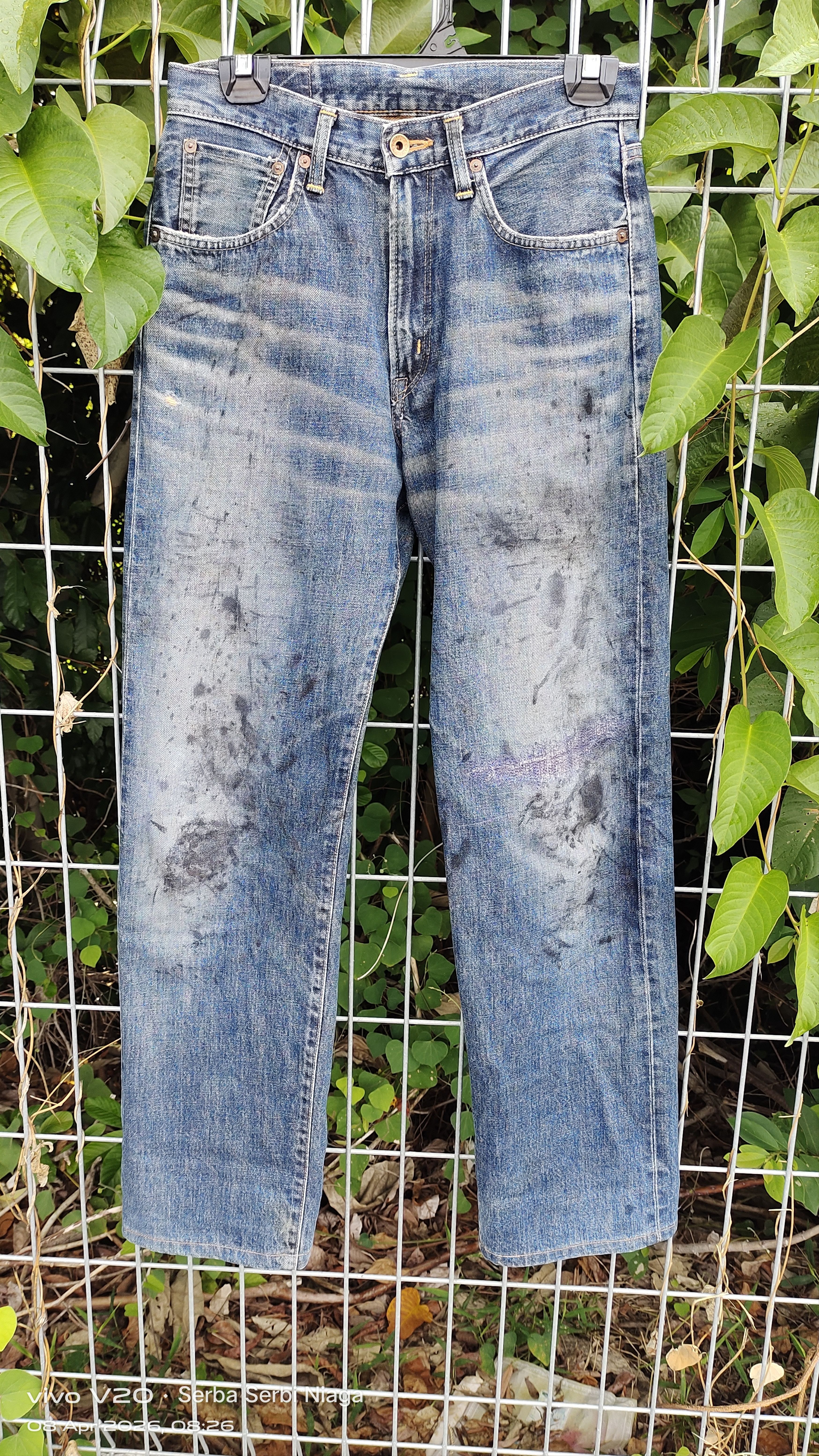 Kapital Trash Edwin Selvedge Jeans Japan Distress Rusty Size US 30 / EU 46 - 2 Thumbnail