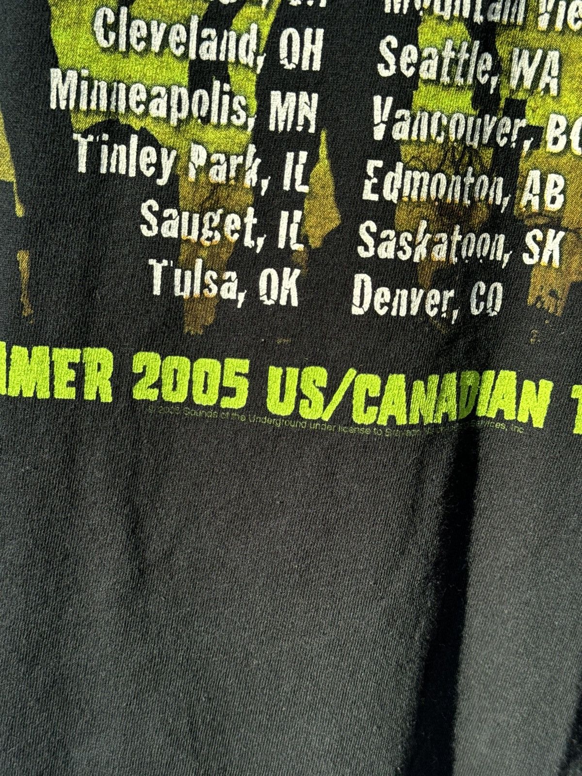 Band Tees × Gildan × Vintage Vintage Sounds Of The Underground 2005 tour tee Size US L / EU 52-54 / 3 - 4 Thumbnail