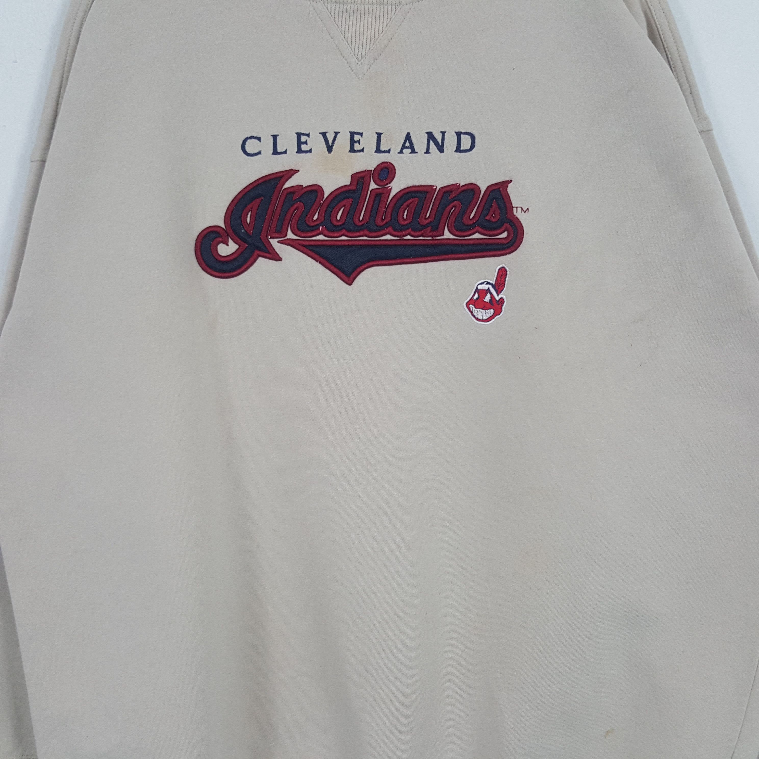 NFL × Vintage Vintage Cleveland Indians American Sports Style Sweatshirt Size US XXL / EU 58 / 5 - 2 Thumbnail