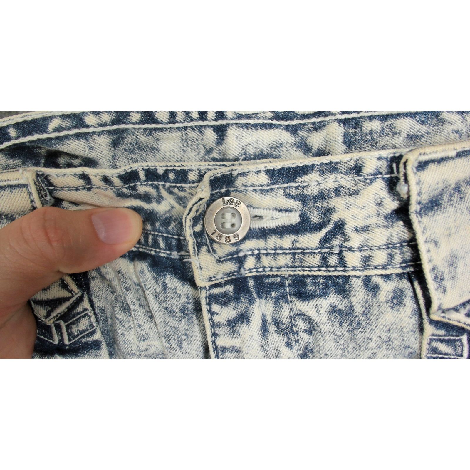 Lee Lee Vintage 80s Airgear Acid Wash Pleated Balloon Jeans 24" Size 24" / US 00 / IT 34 - 9 Thumbnail