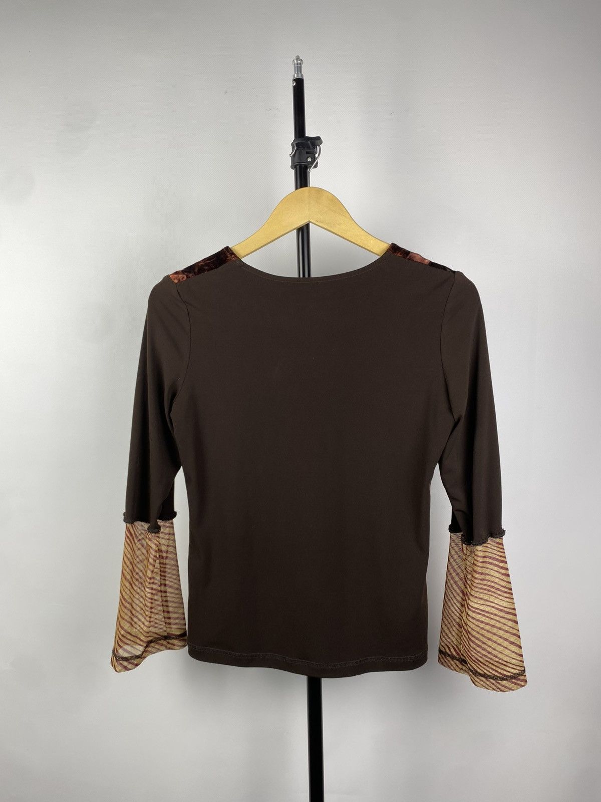 Designer × Japanese Brand × Vintage Save The Queen Jean Paul Gaultier Style Mesh Blouses Size M / US 6-8 / IT 42-44 - 4 Thumbnail
