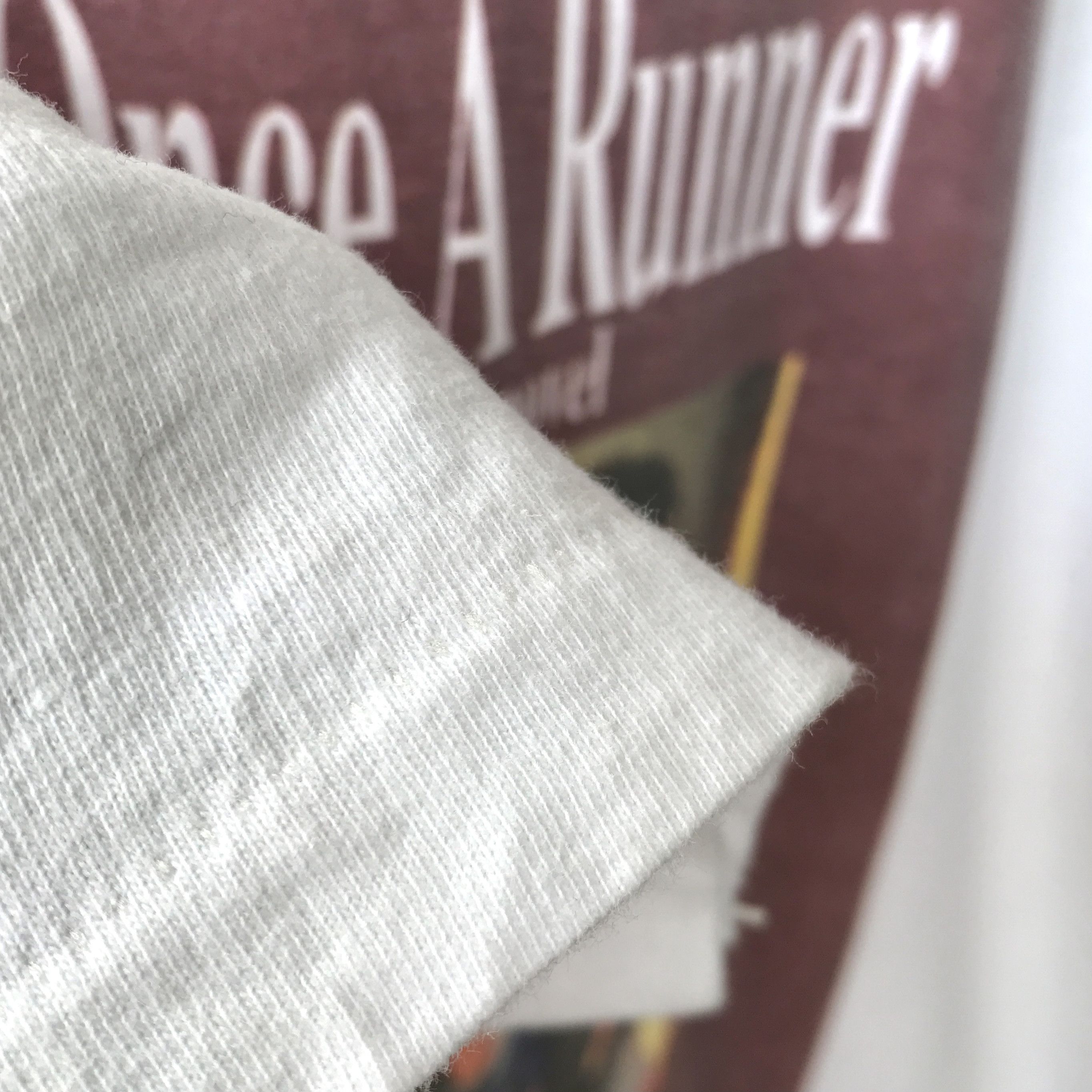 Hanes × Vintage Once A Runner Novel By John L. Parker Vintage 90s Promo Tee Size US L / EU 52-54 / 3 - 5 Thumbnail