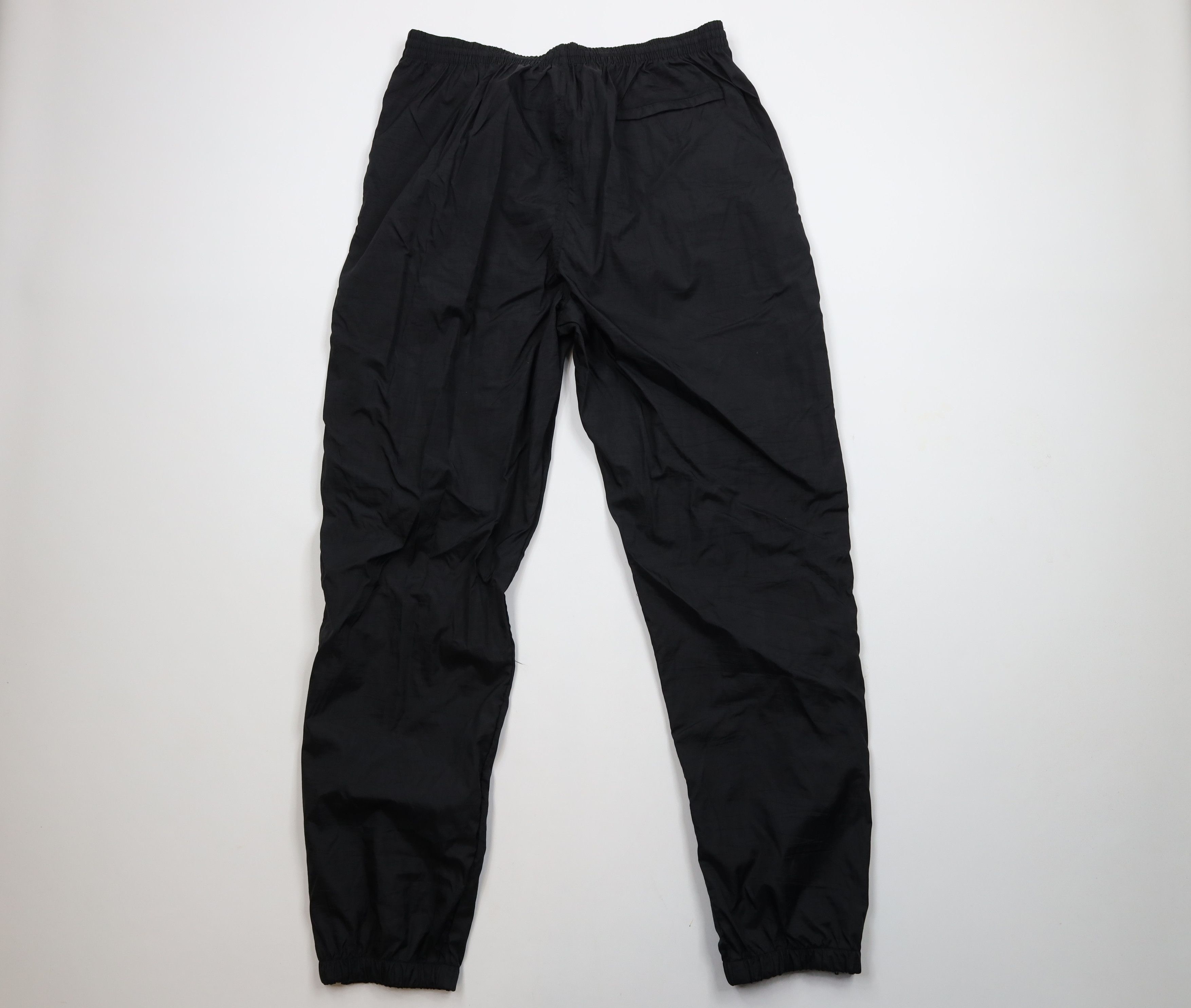 Vintage Vintage 90s Streetwear Nylon Windbreaker Joggers Pants Black Size US 36 / EU 52 - 9 Thumbnail