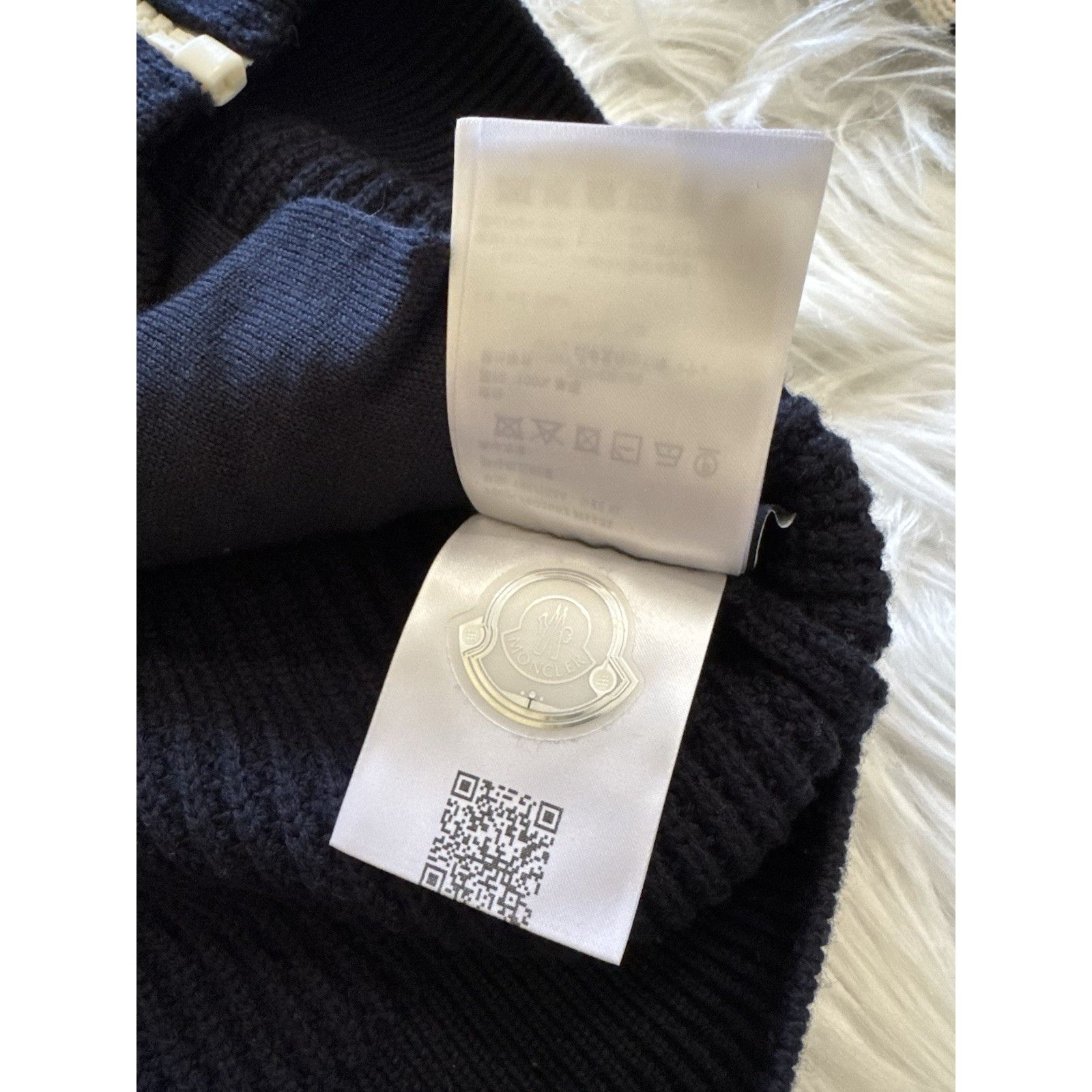 Moncler × Palm Angels Moncler x Palm Angels Ribbed Track Jacket Full Zip Navy Blue Size US XL / EU 56 / 4 - 9 Thumbnail