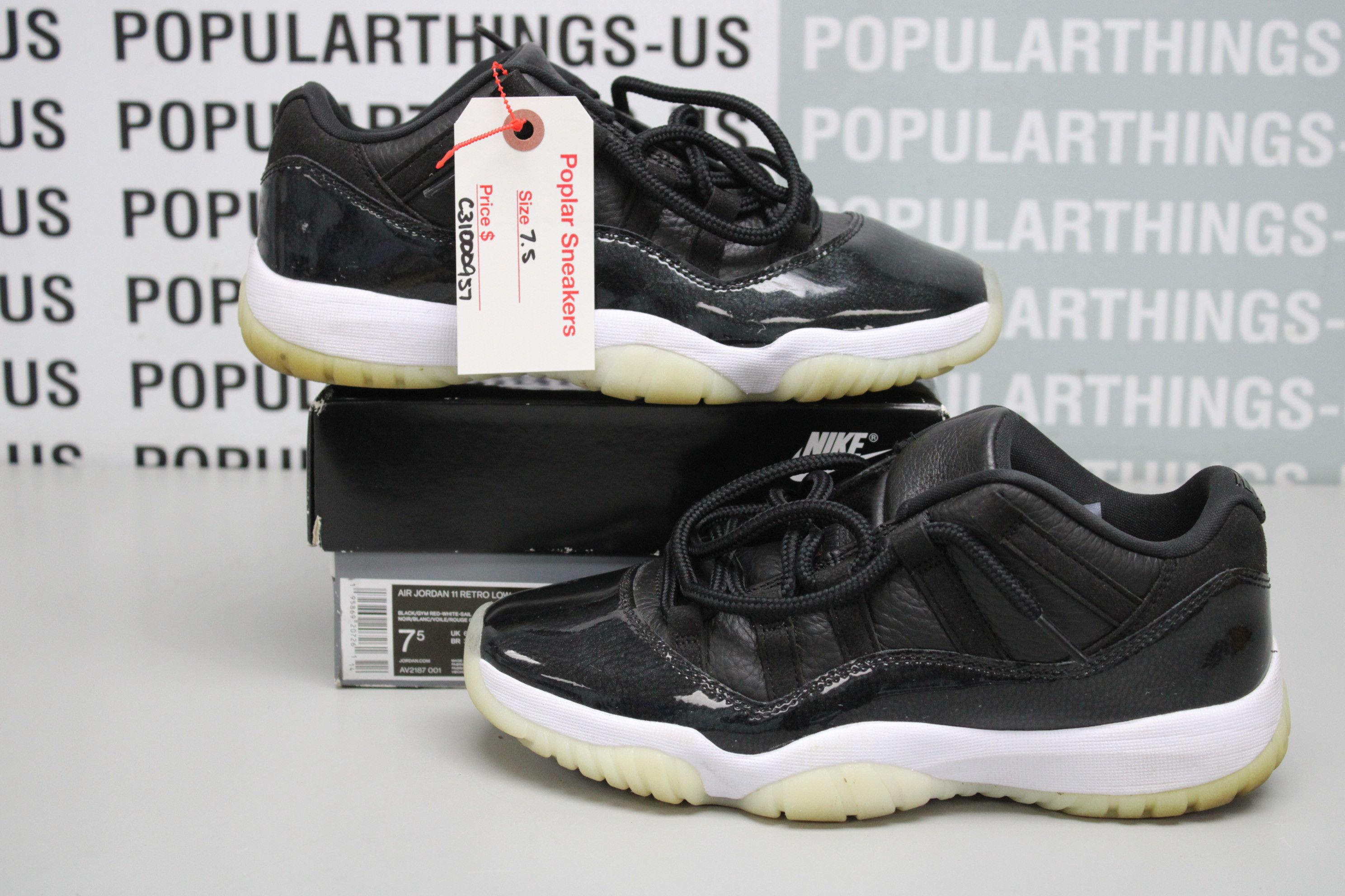 Jordan 11 low size 7.5 shop