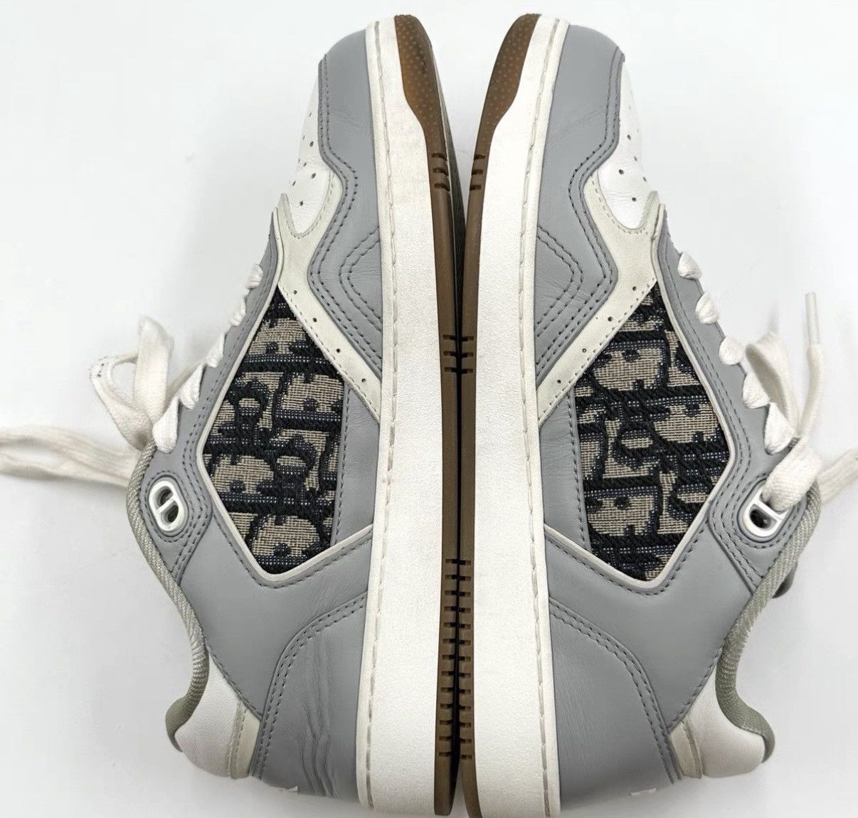 Dior Dior B27 Grey Oblique Sneakers K12 Size US 6 / IT 36 - 9 Thumbnail