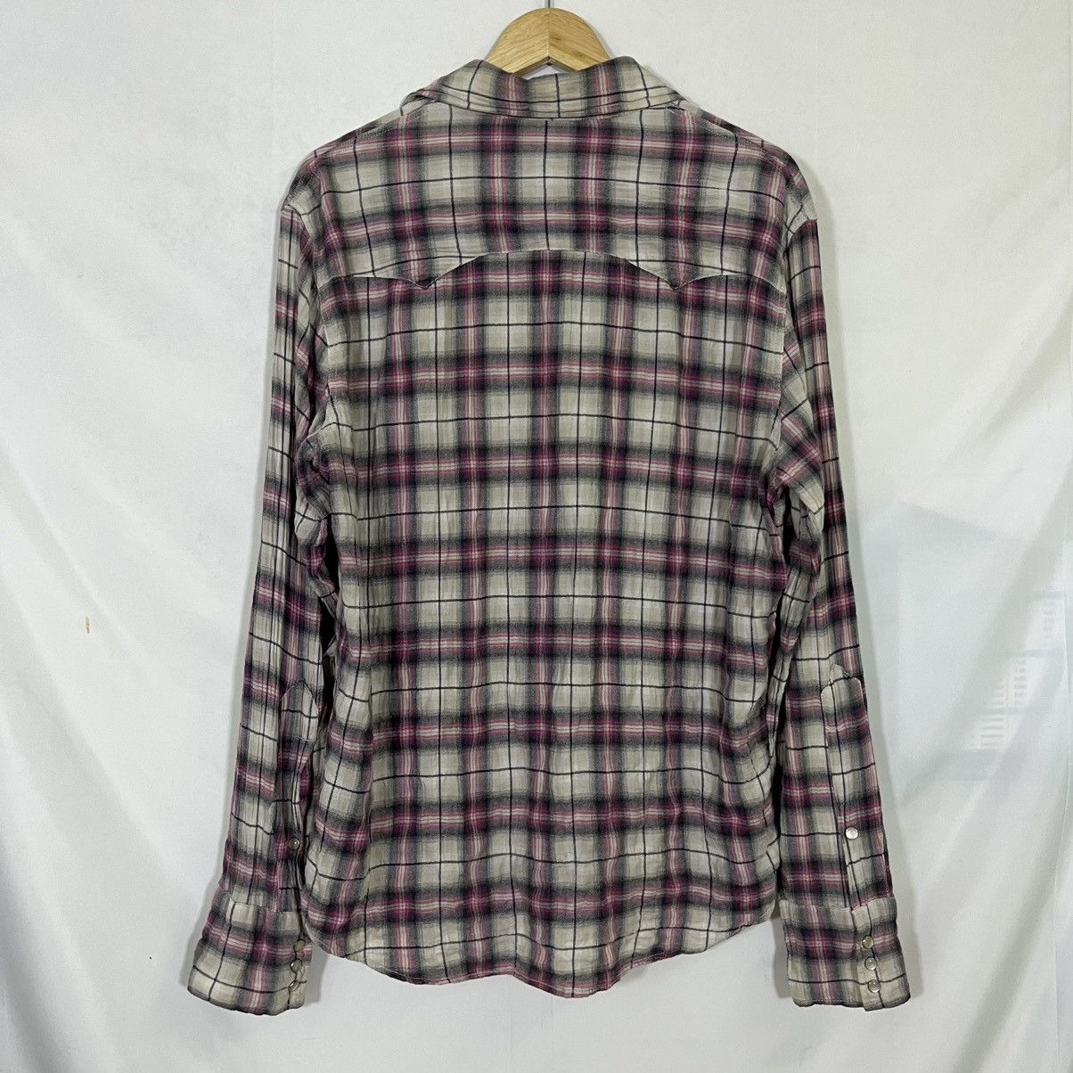 Lee VINTAGE LEE PLAID FLANNEL WESTERN BUTTON UP SHIRT Size US L / EU 52-54 / 3 - 6 Thumbnail