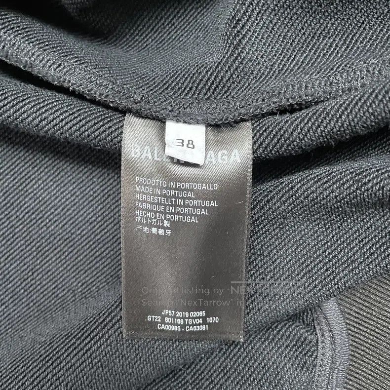 Balenciaga Balenciaga Letter print zippered long-sleeve jacket Size XS / US 0-2 / IT 36-38 - 5 Thumbnail