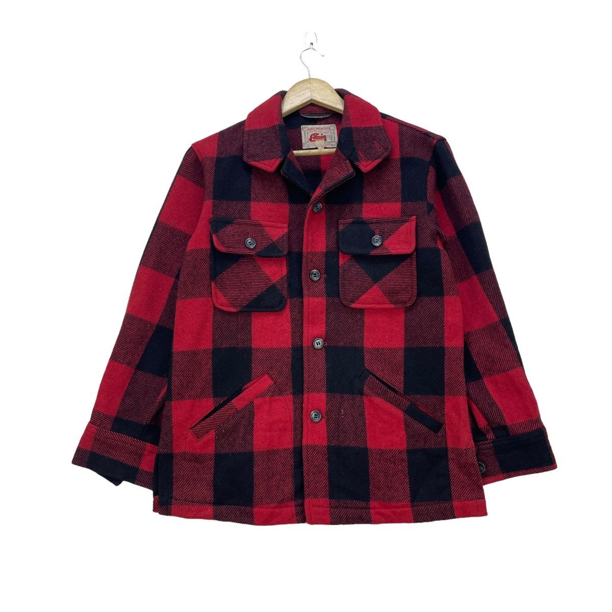 Edwin × Vintage Vintage Edwin Buffalo Plaid Tartan Jacket Size US S / EU 44-46 / 1 - 1 Thumbnail
