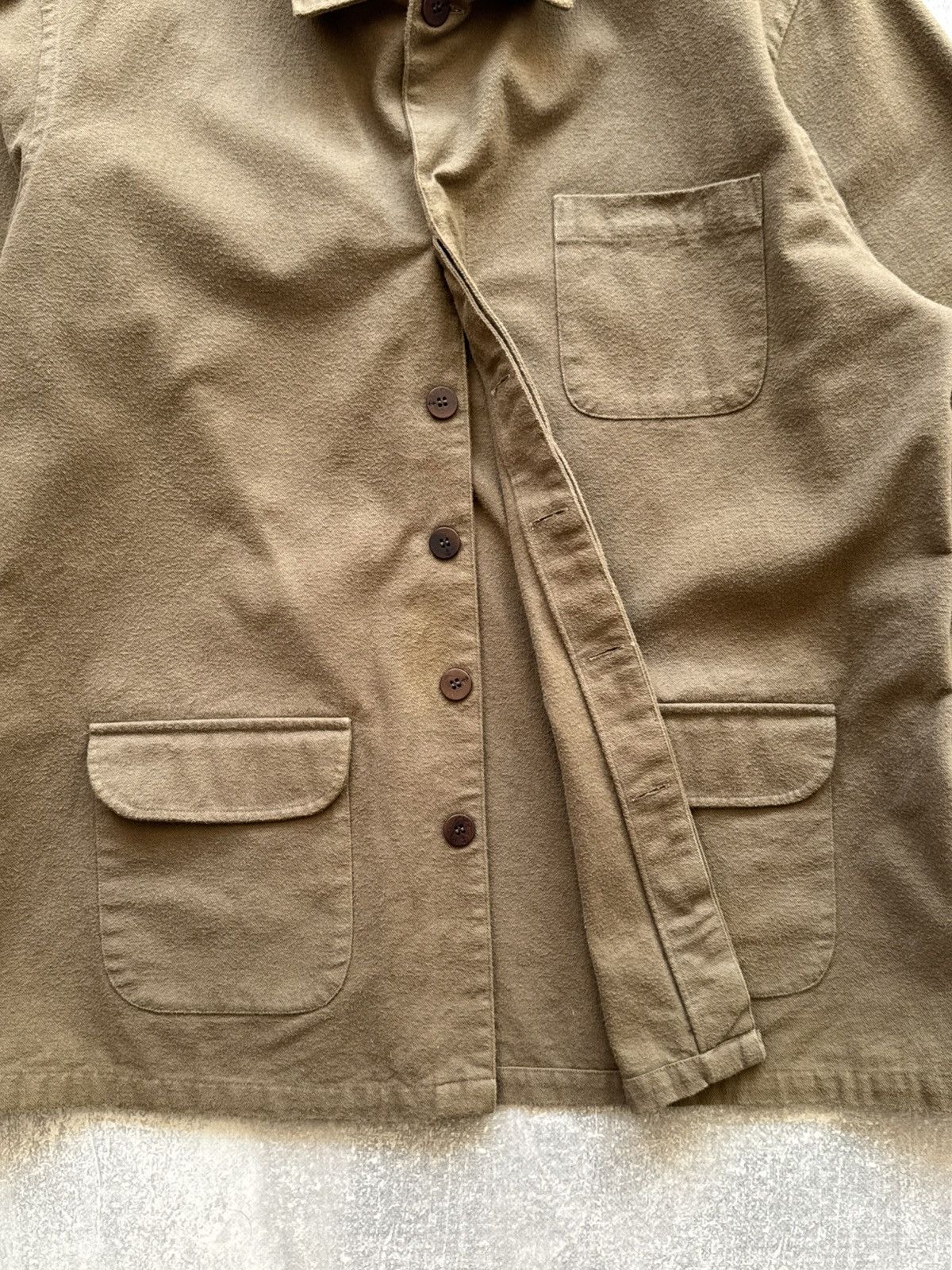 La Paz Baptista Brown Organic Cotton Work Jacket Size US XL / EU 56 / 4 - 4 Thumbnail