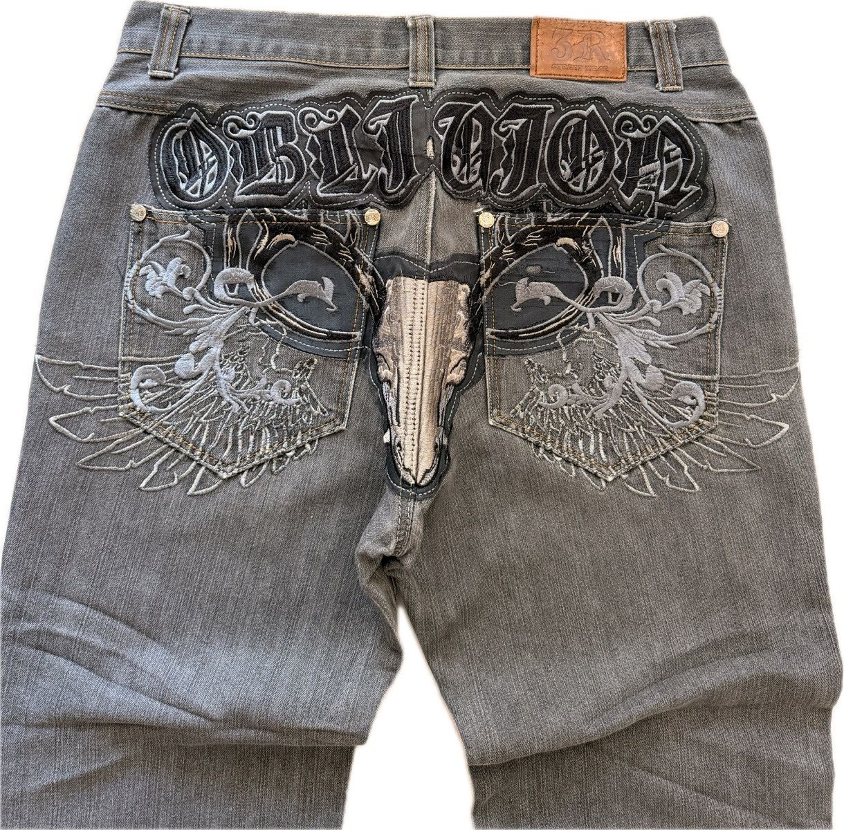 Other Baggy ‘Oblivion’ Embroidery Jeans Size US 38 / EU 54 - 2 Thumbnail