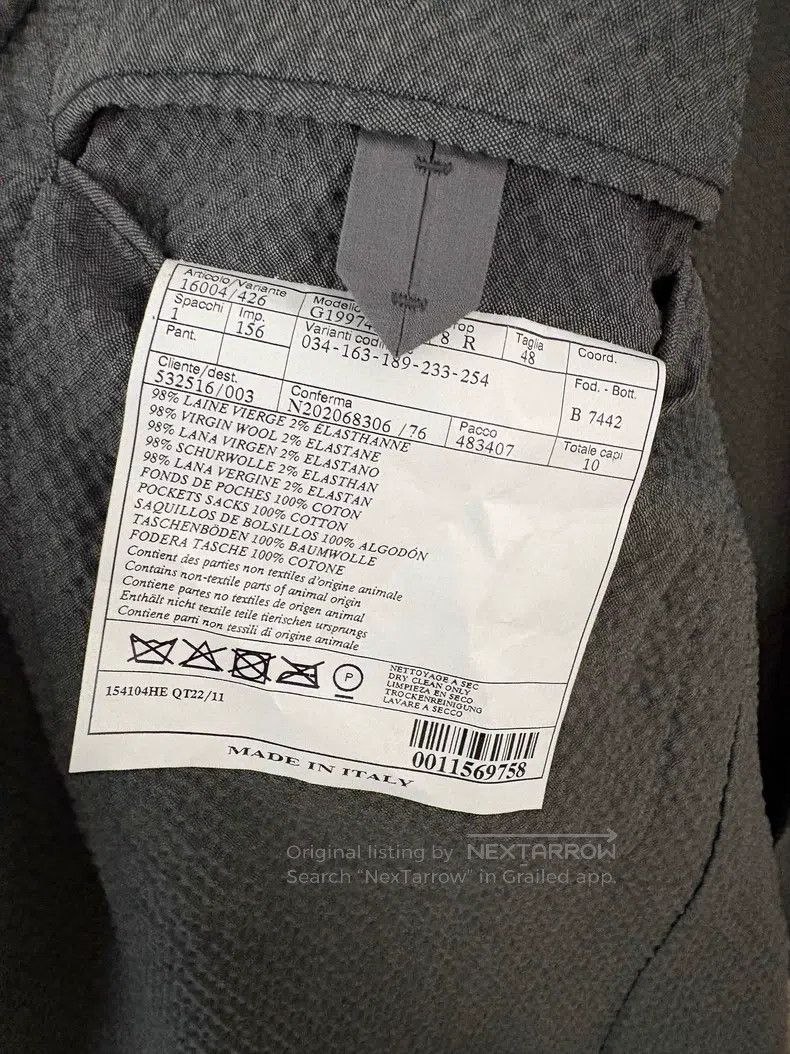 Hermes Hermes Men's Casual Jacket, Lightweight Wool Bubble Cloth Size US M / EU 48-50 / 2 - 7 Thumbnail