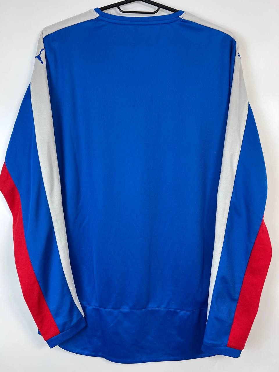 Puma RANGERS GLASGOW 2015/16 HOME LONG SLEEVE SOCCER JERSEY Sz S Size US S / EU 44-46 / 1 - 5 Thumbnail