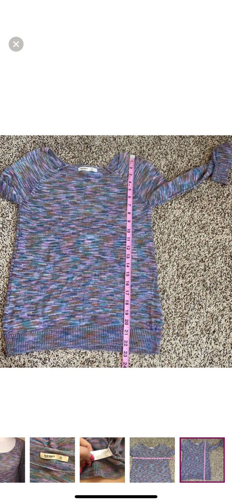 Old Navy Old navy XS rainbow heathered sweater Size XS / US 0-2 / IT 36-38 - 6 Thumbnail